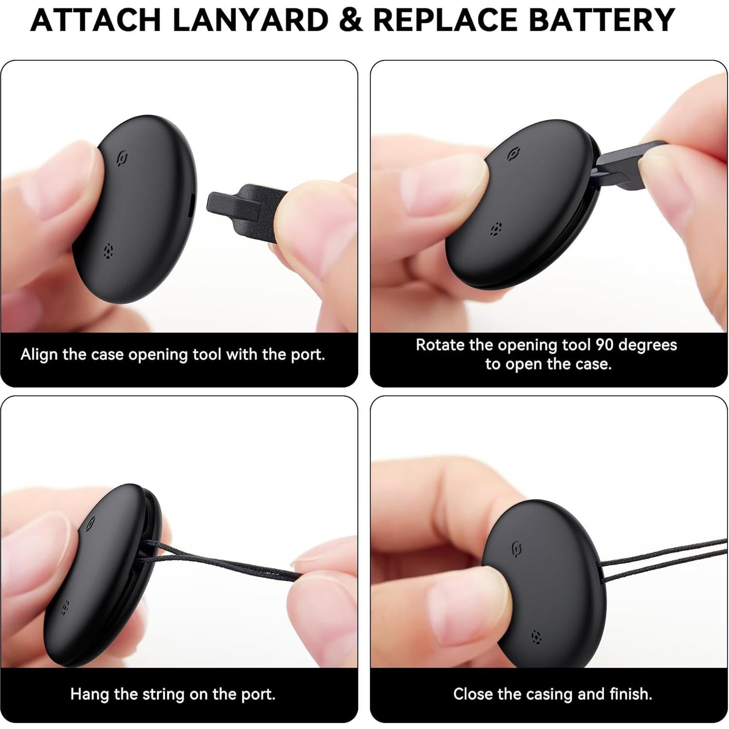 Soporte para Collar de Perro DDJ con Localizador GPS Impermeable