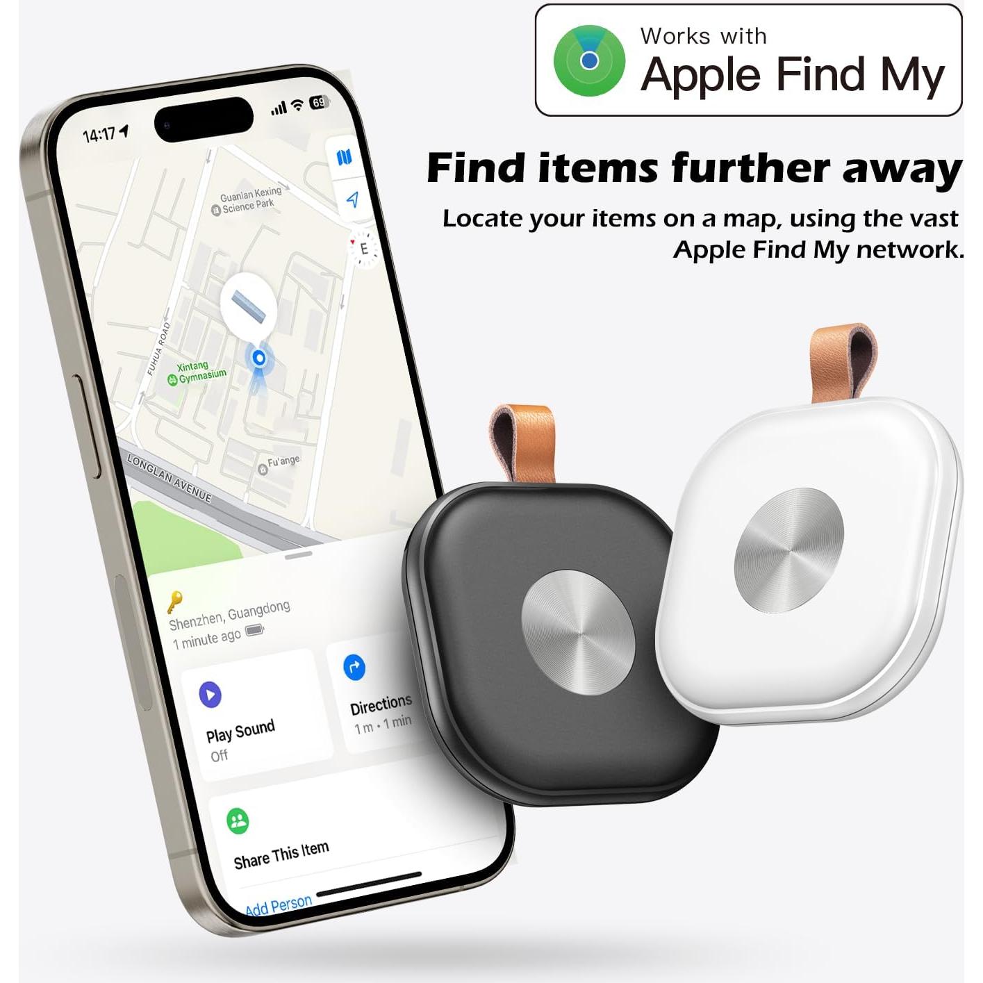 Rastreador Bluetooth HOMELEAD 4 Pack para Llaves y Equipaje