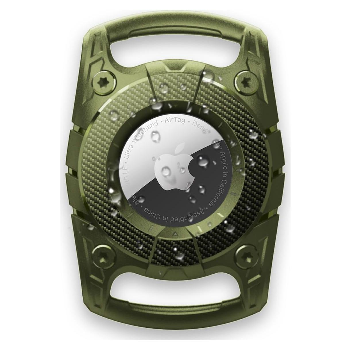 Soporte Airtag para Collar de Perro Sichy Impermeable Verde