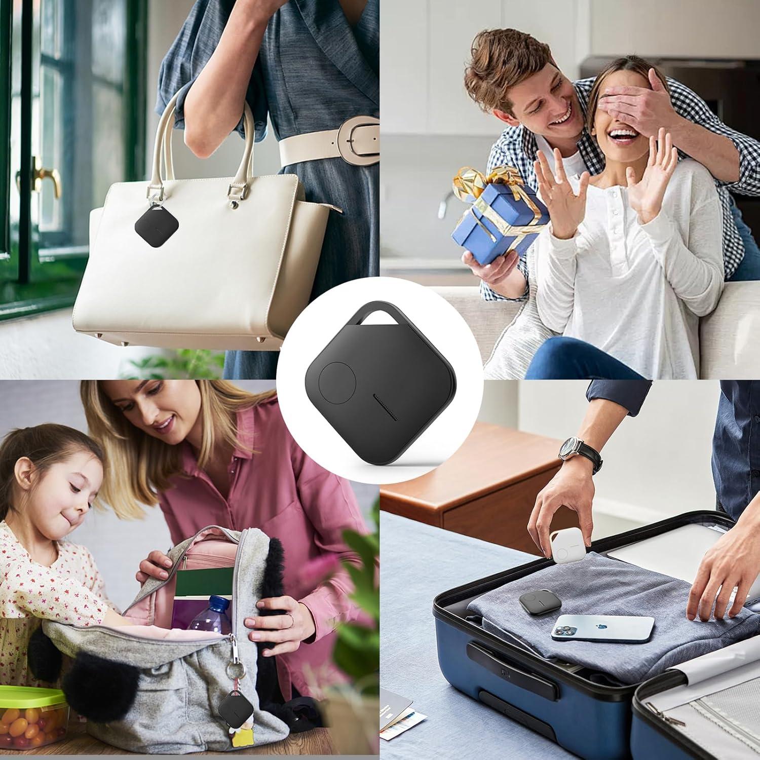 Rastreador Bluetooth ANTPO Air Tags Paquete de 4 IP64