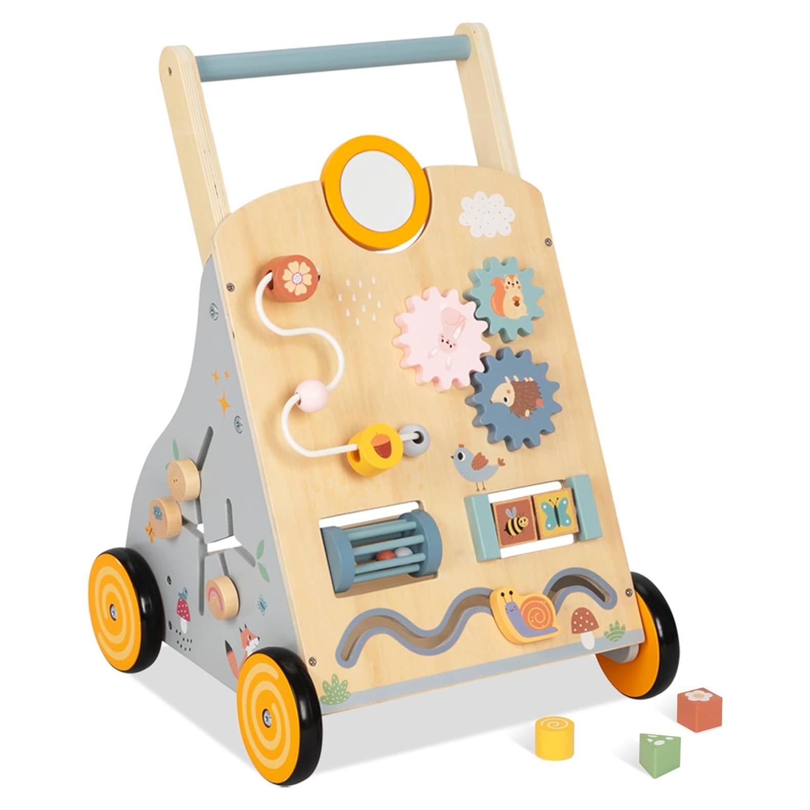 Andador de Madera Montessori J23S09 Altura Ajustable 3.18kg