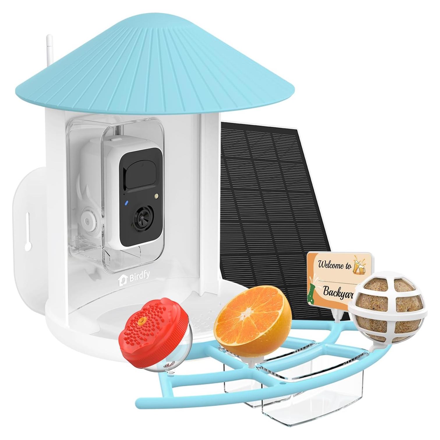 Comedero para Aves NETVUE Birdfy Pro con Cámara 1.5L