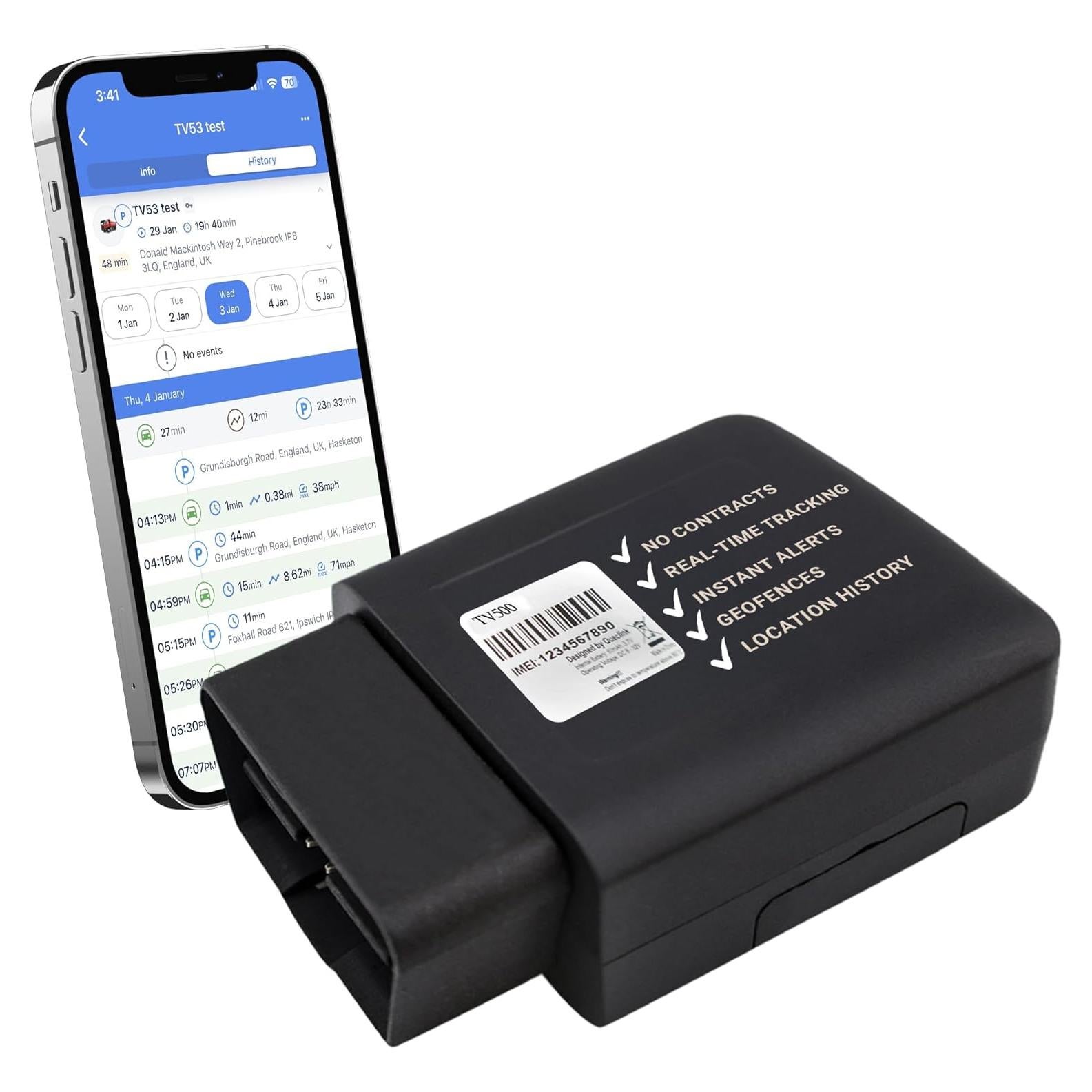 Rastreador GPS 4G Truview TV500 OBD II - Seguimiento Vehicular