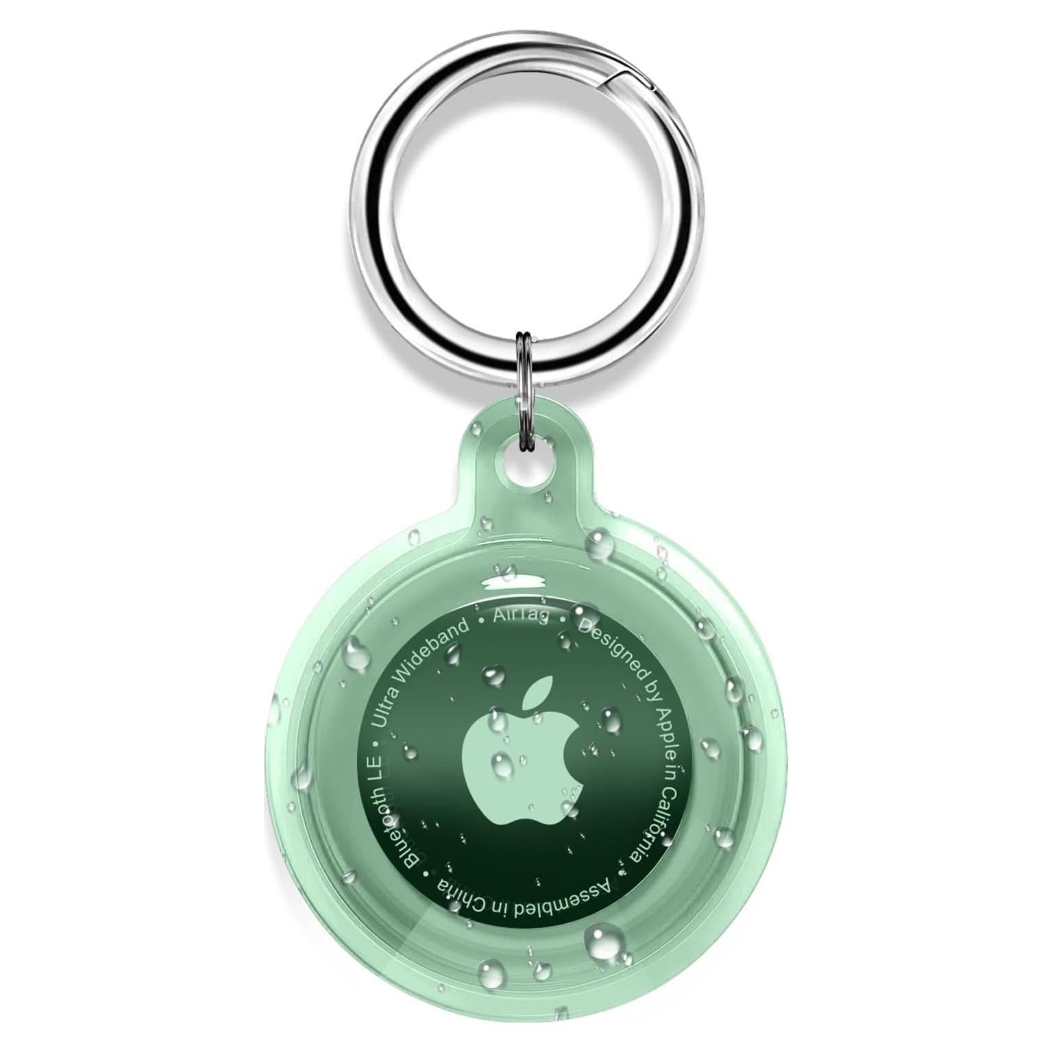 Soporte Funda Impermeable TPU para Airtag QYQa Verde