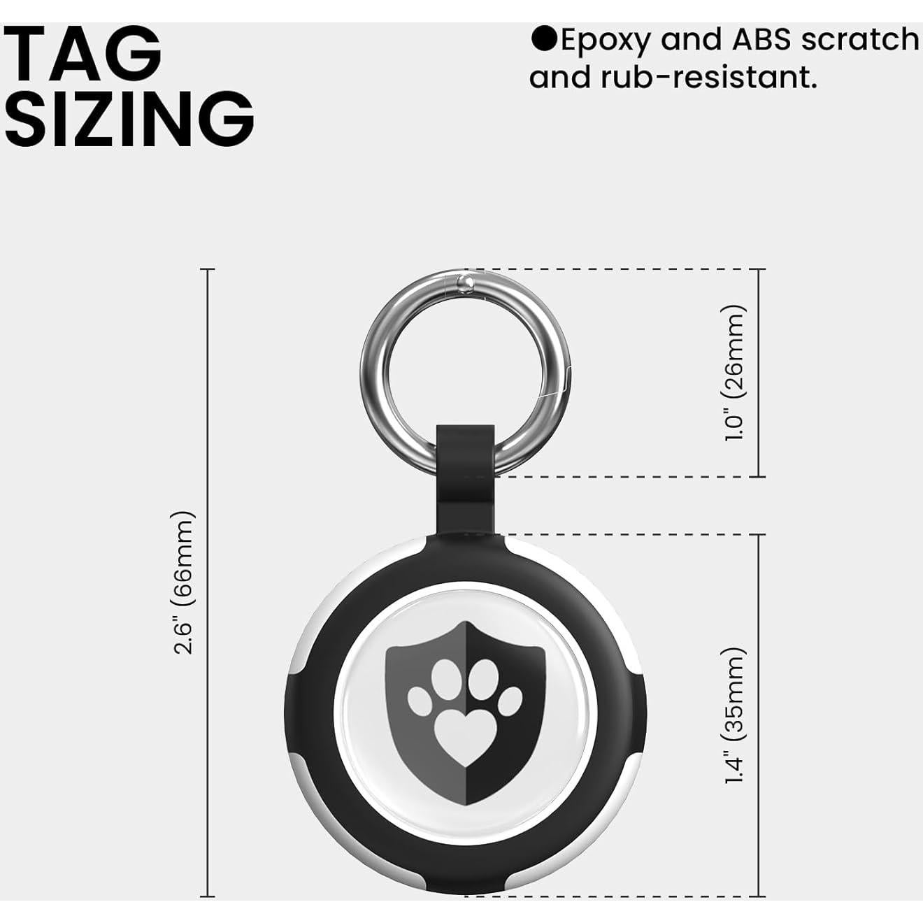 Soportes Impermeables para AirTag ILFINDYOU - Paquete de 4 Colores