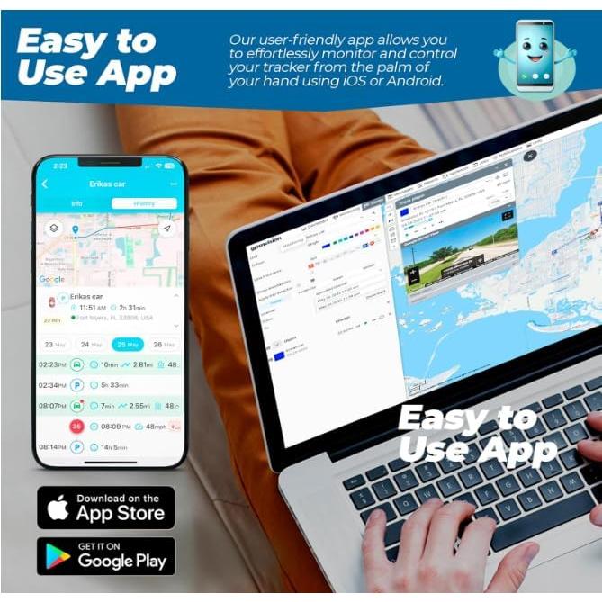 Rastreador GPS 4G LTE GPSnVision - Vehículos, Batería 30 días