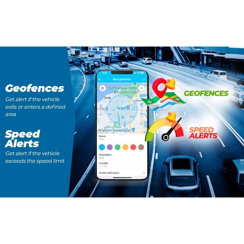 Rastreador GPS 4G LTE GPSnVision - Vehículos, Batería 30 días