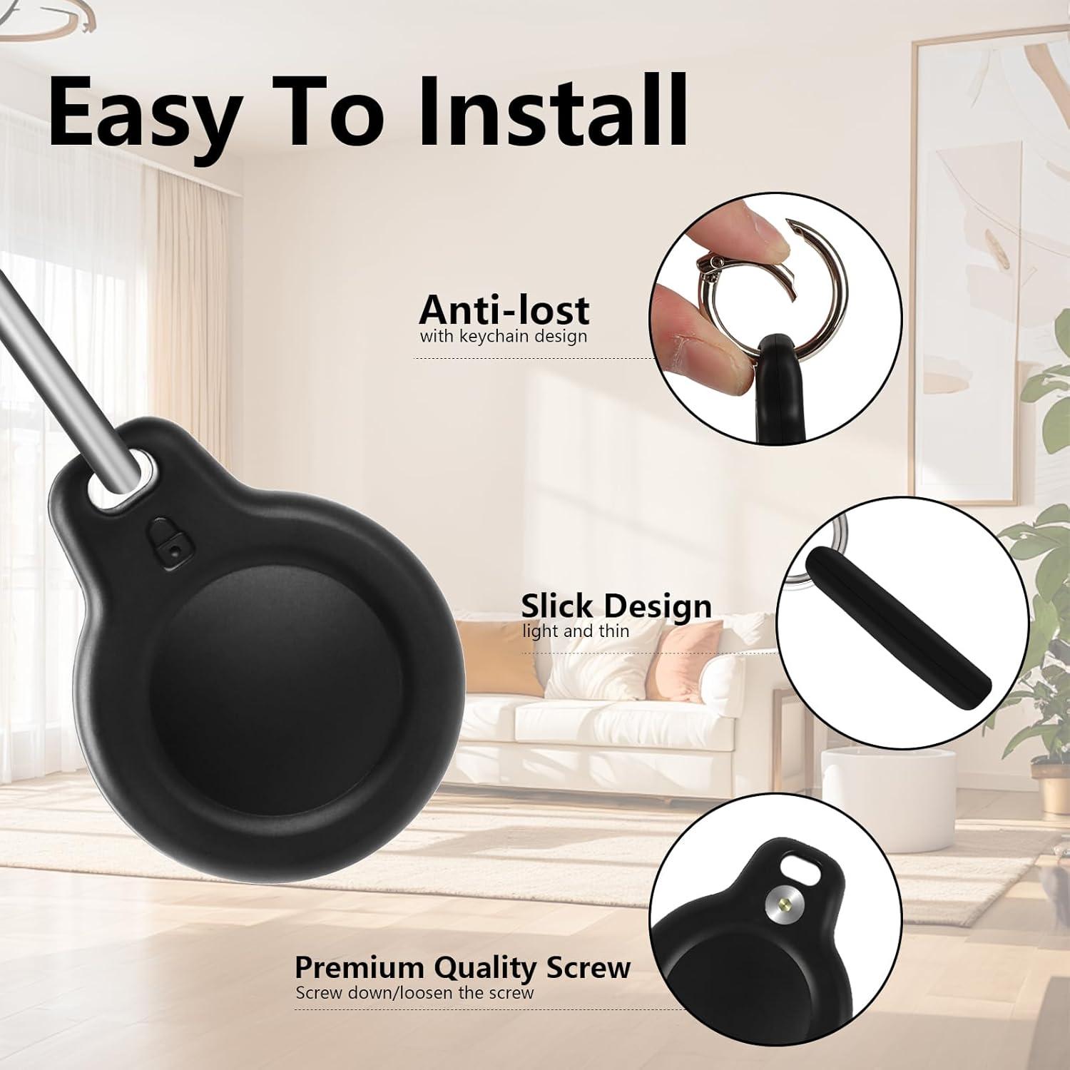 Soporte para AirTag LETREEN 2 Piezas Estuche Impermeable