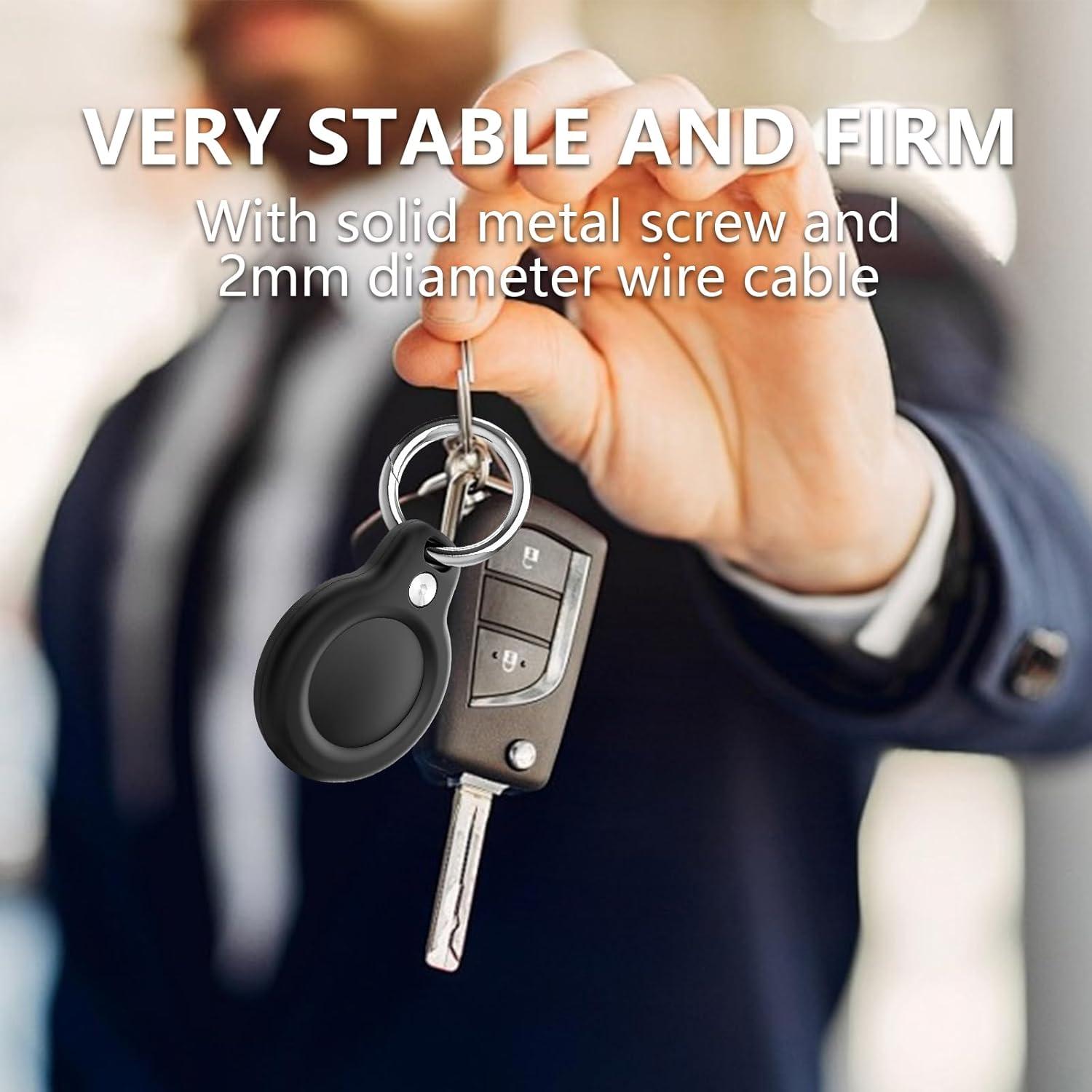 Soporte para AirTag LETREEN 2 Piezas Estuche Impermeable