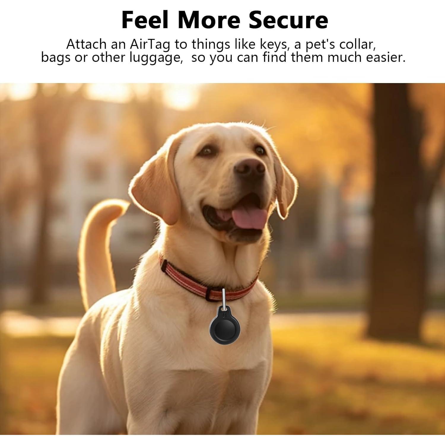 Soporte para AirTag LETREEN 2 Piezas Estuche Impermeable