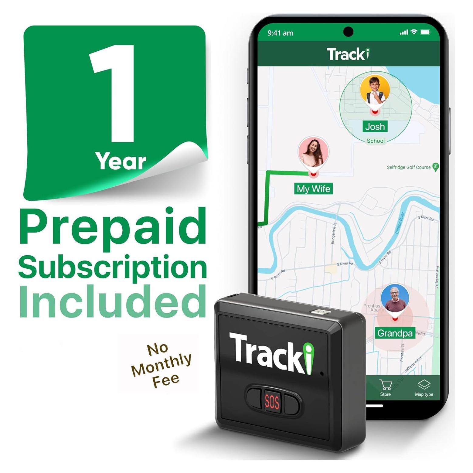 Rastreador GPS Tracki 4G LTE para Vehículos Sin Cuota