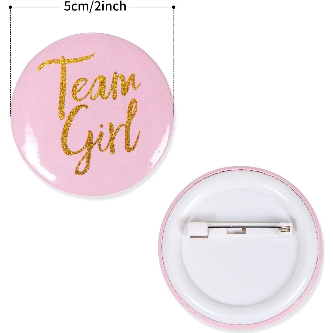 Pins de Botón Revelación de Género 30 Pcs JasperKino