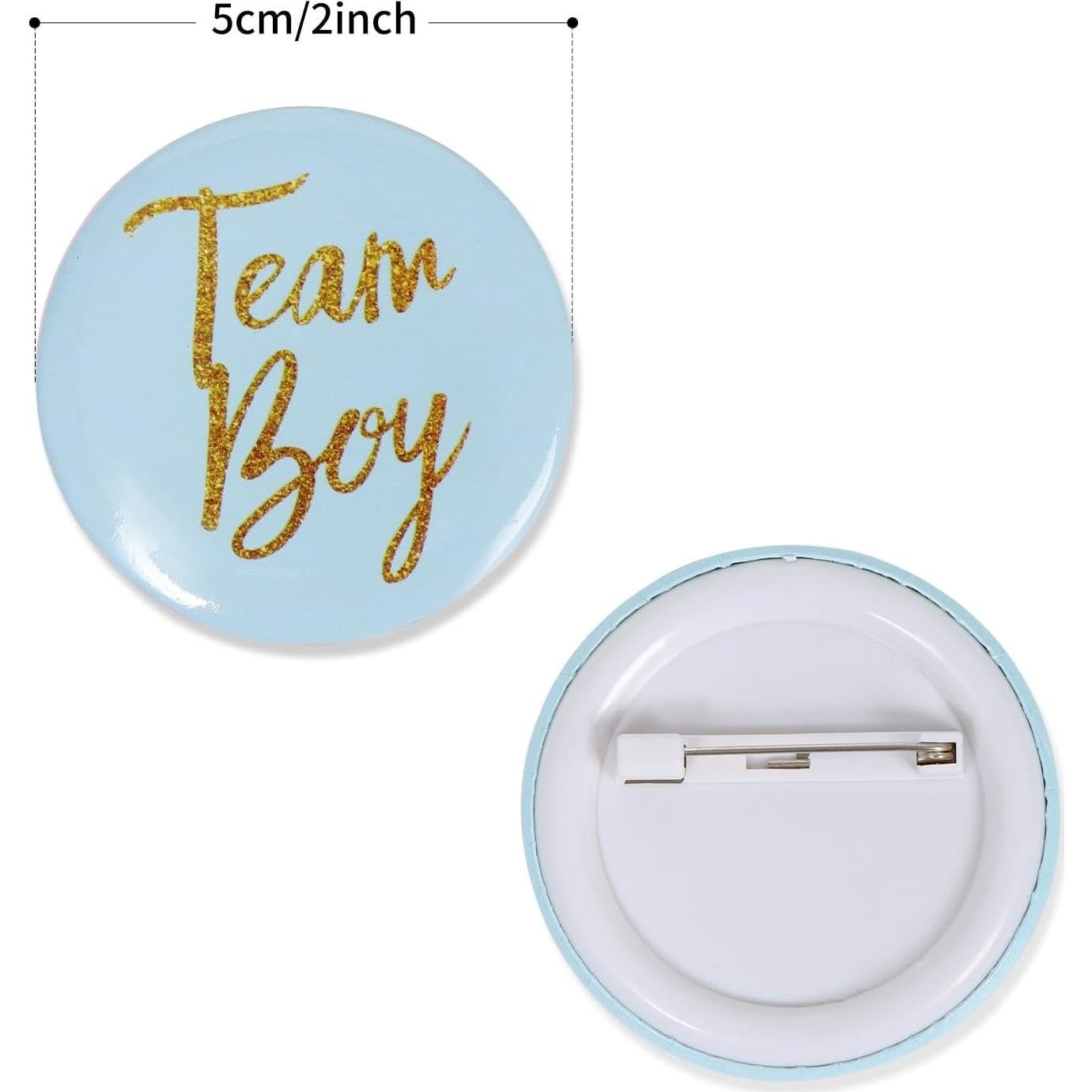 Pins de Botón Revelación de Género 30 Pcs JasperKino