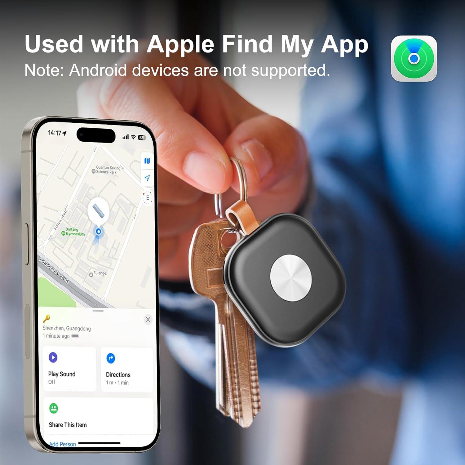 Rastreador Bluetooth VODESON para Llaves y Equipaje Blanco