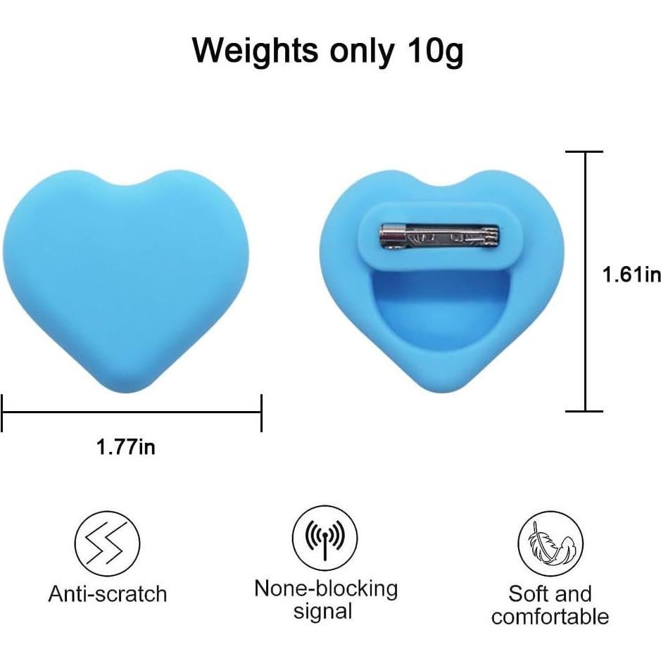 Soporte para AirTag Alsukeay - 4 Fundas Silicona Niños