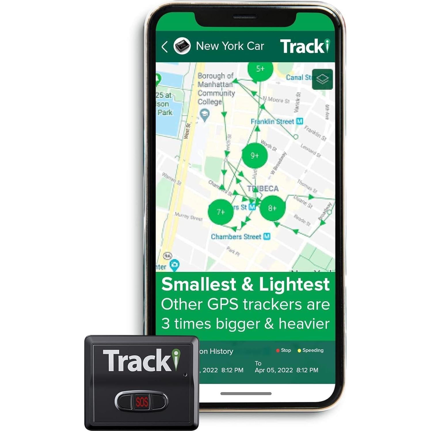 Rastreador GPS Tracki 4G LTE para Vehículos Sin Tarifa