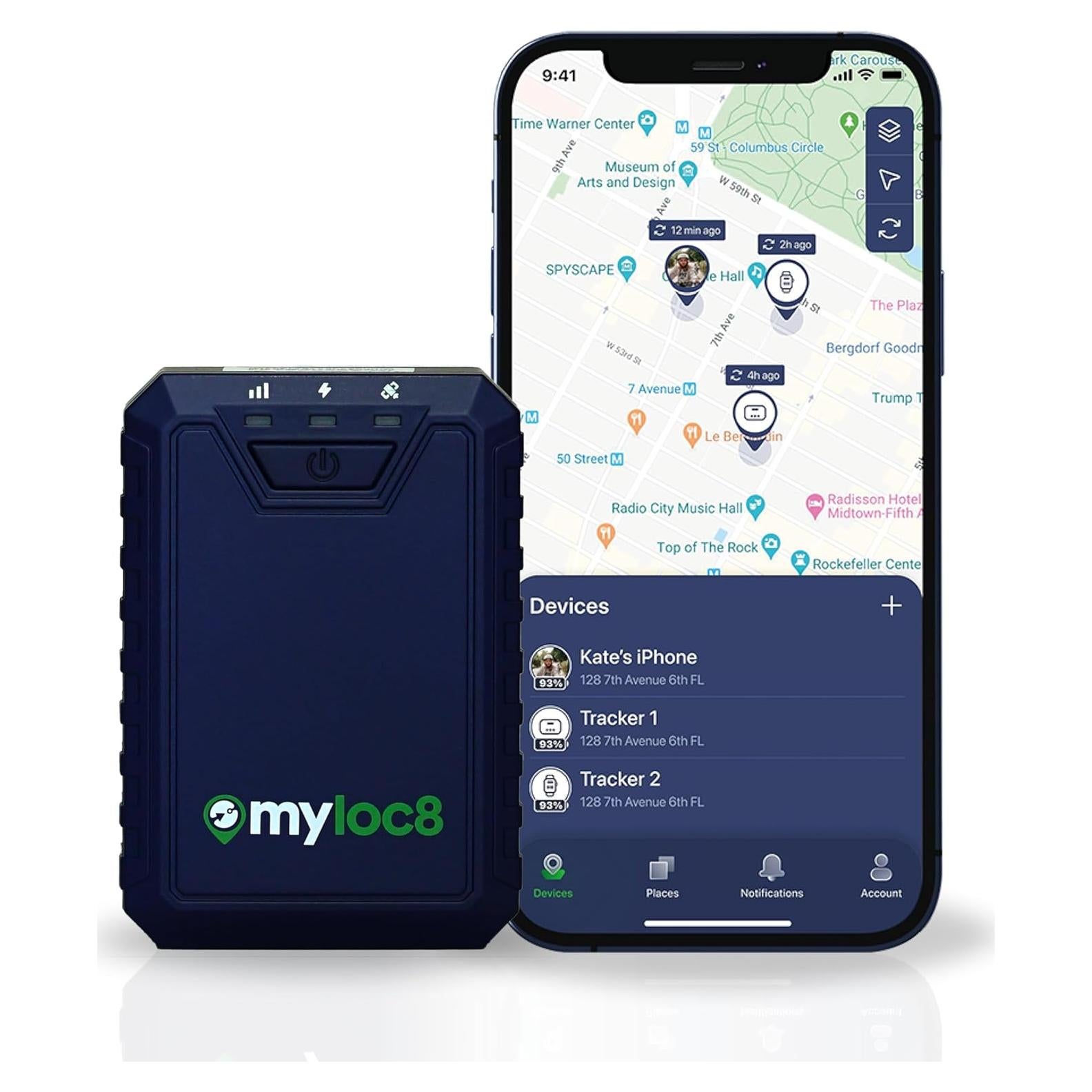 Localizador GPS MyLoc8 Ultra 4G LTE impermeable para vehículos