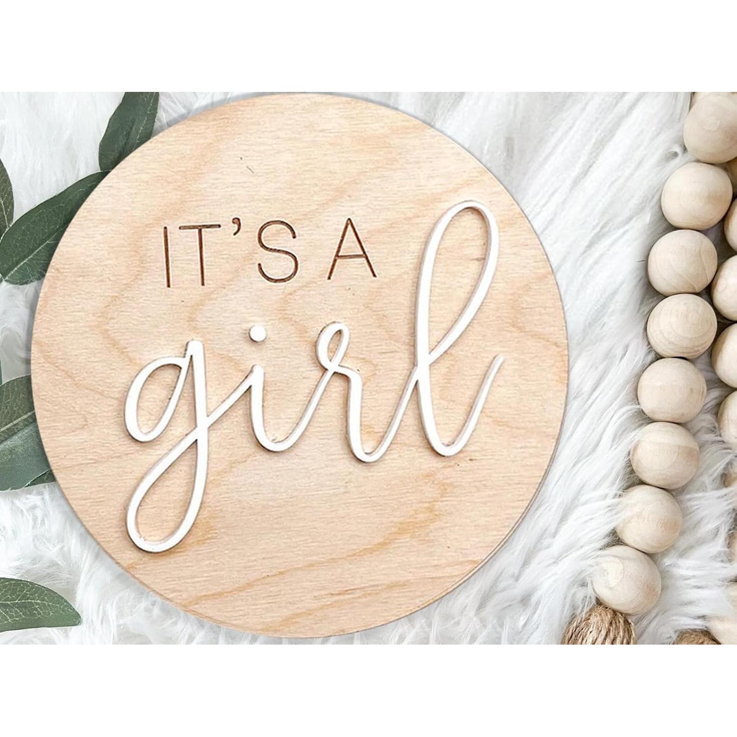 Carteles de Madera Revelación de Género 3pcs - Spelabel