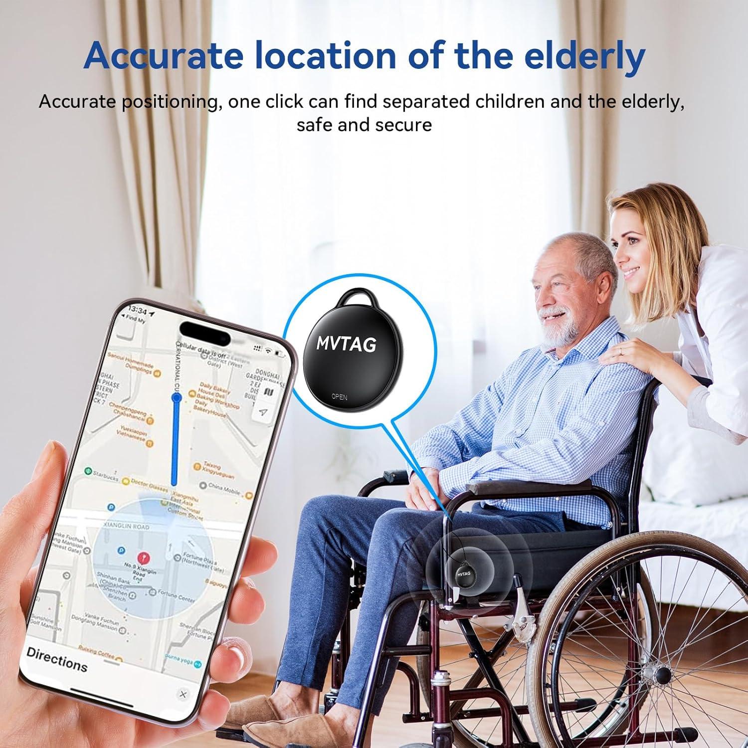 Rastreador Bluetooth GLOBELEC Air Tag 4 Pack Impermeable