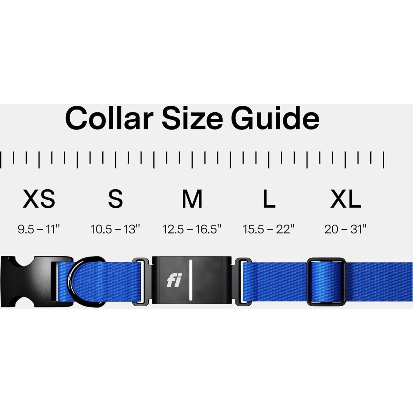 Collar Rastreador GPS Fi 3+ para Perros Pequeños Azul