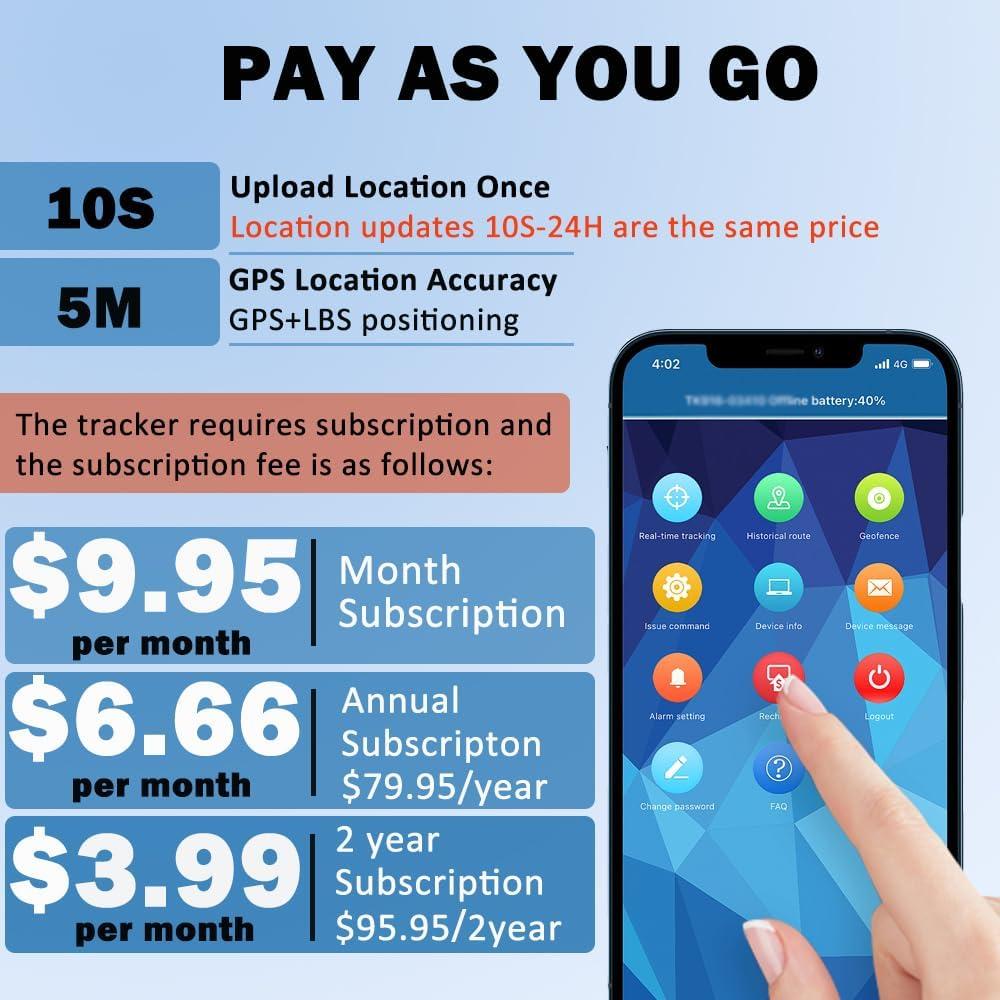 Rastreador GPS Magnético TKMARS TK903 Mini 60 Días Batería