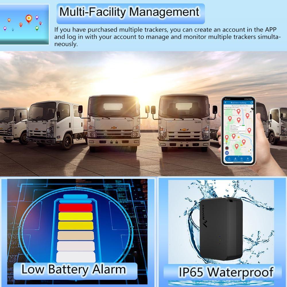 Rastreador GPS Magnético TKMARS TK903 Mini 60 Días Batería