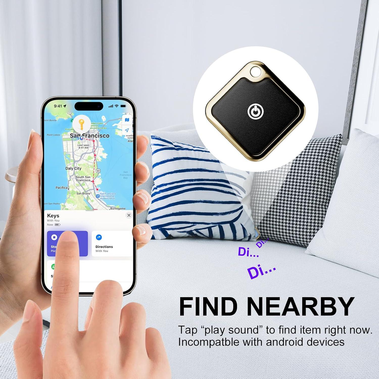 Etiqueta Localizadora SMARTLB para Mascotas y Objetos - Negro