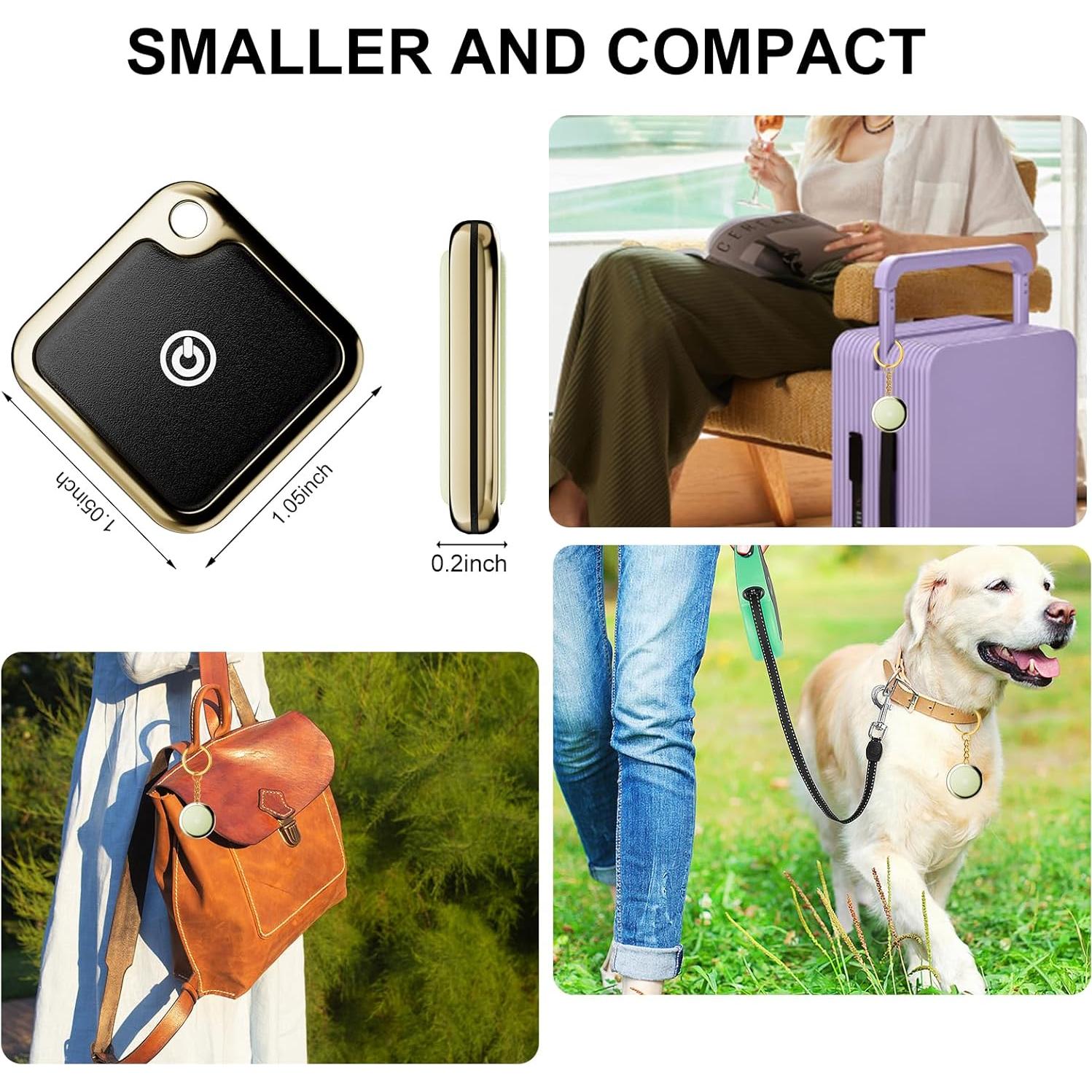 Etiqueta Localizadora SMARTLB para Mascotas y Objetos - Negro