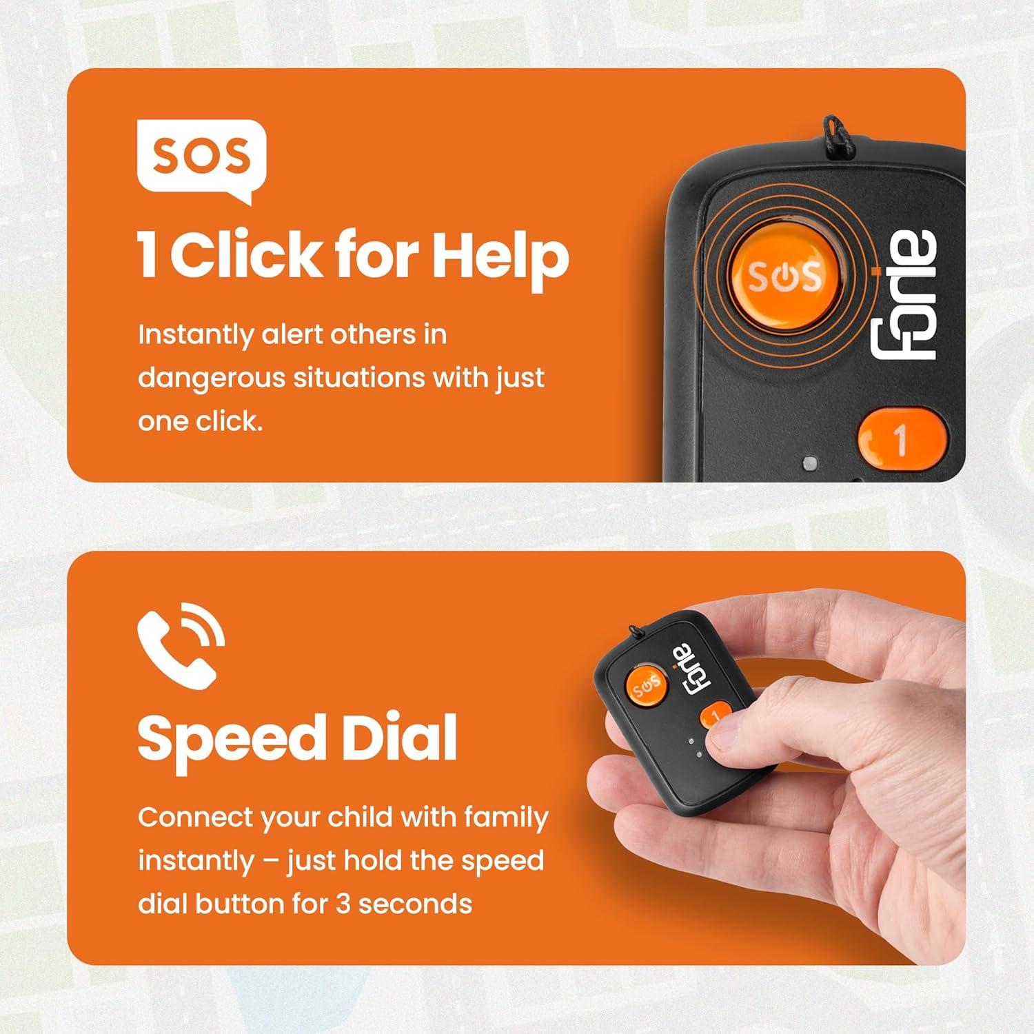 Rastreador GPS para Niños FONIE con SOS y Llamadas