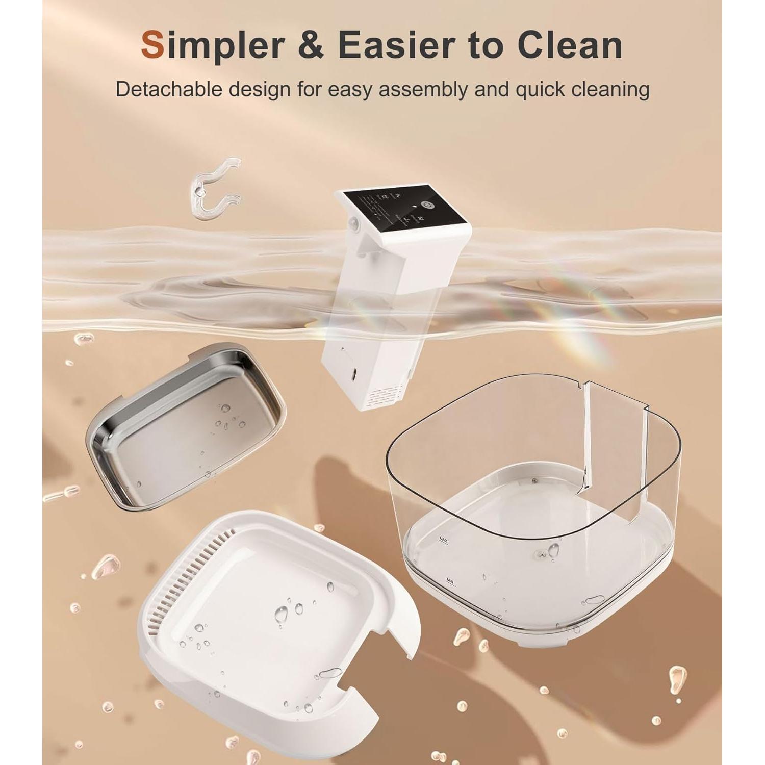 Fuente de Agua Inalámbrica Inteligente ANTERLE 4.5L para Gatos y Perros