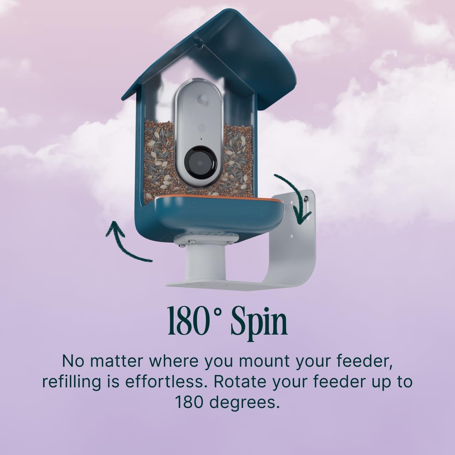 Soporte de Pared Bird Buddy - Accesorio para Comedero Aves