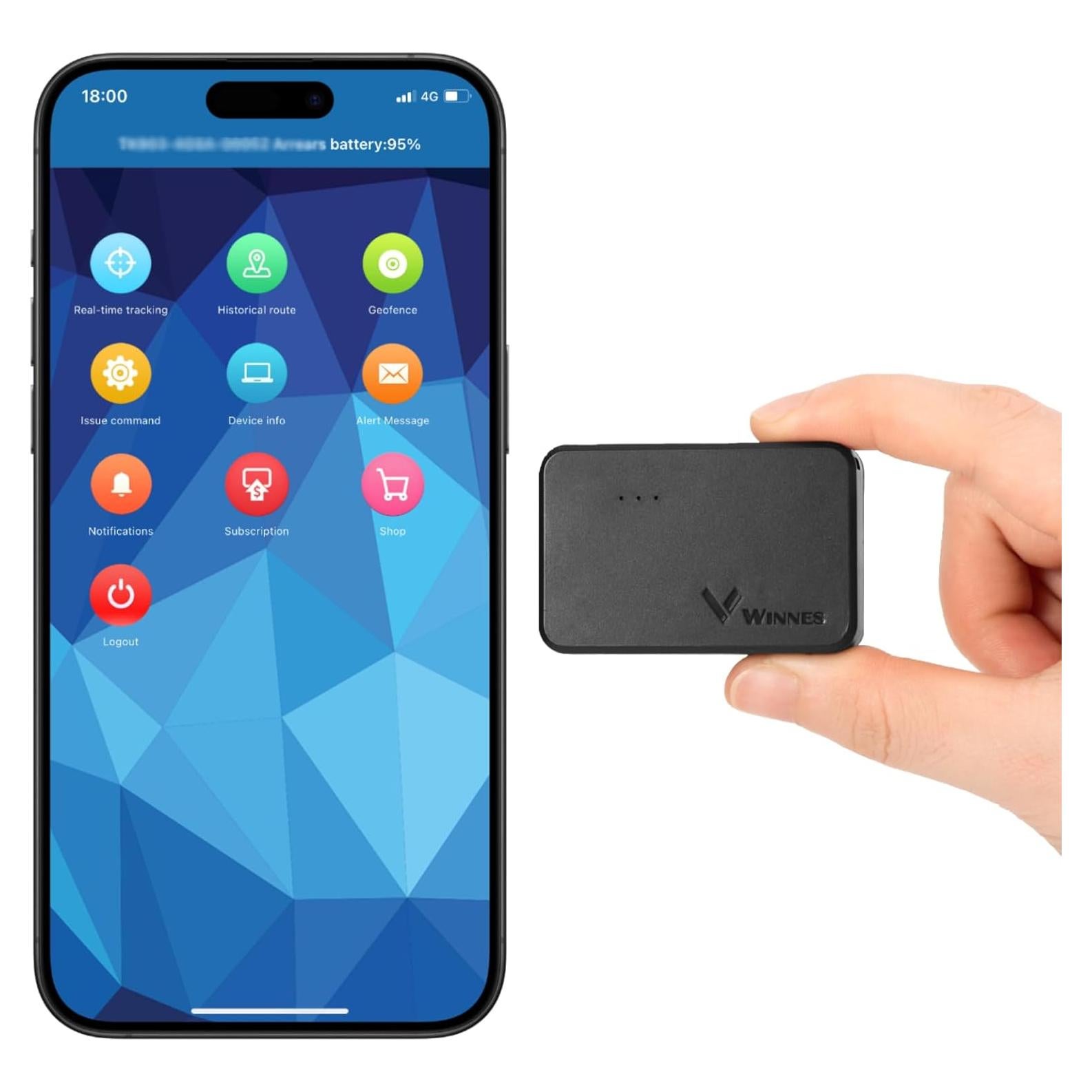 Rastreador GPS Winnes 4G TK903 Localizador Magnético