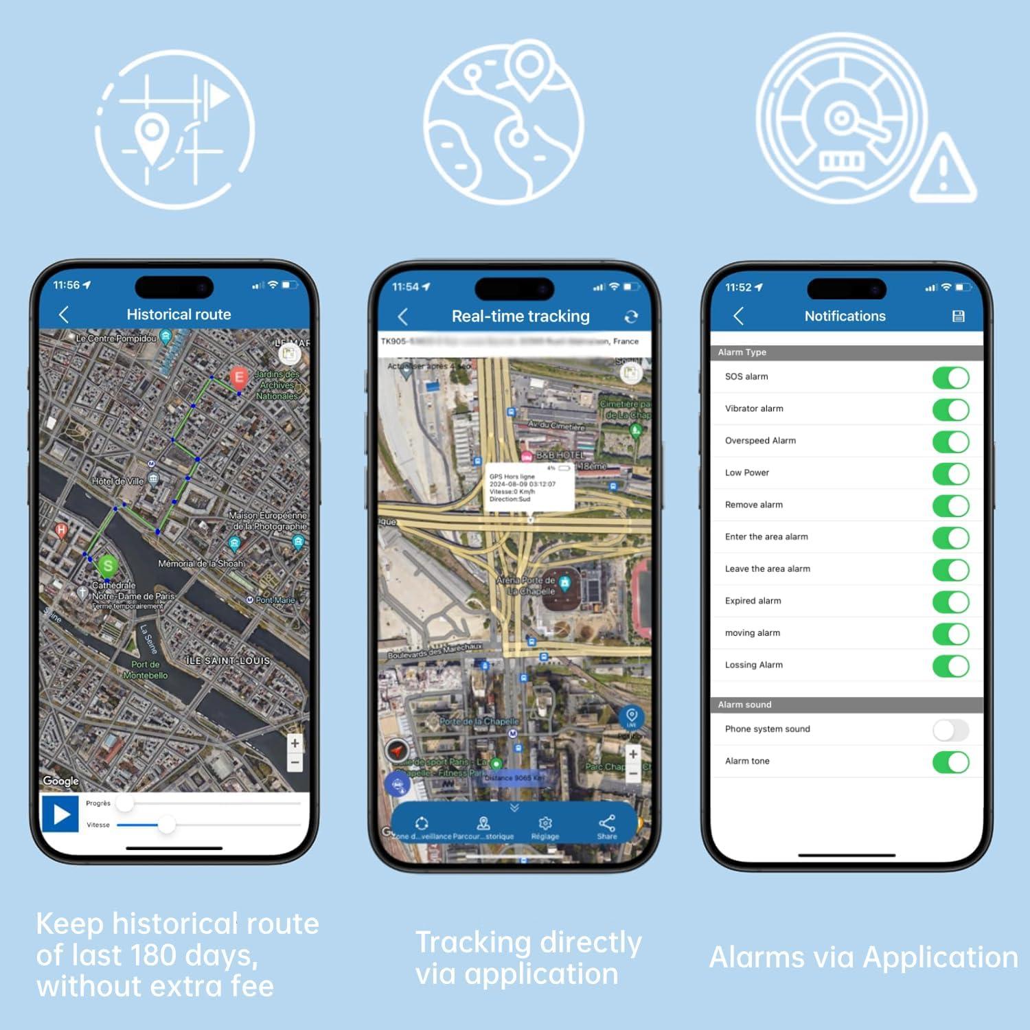 Rastreador GPS Winnes 4G TK903 Localizador Magnético