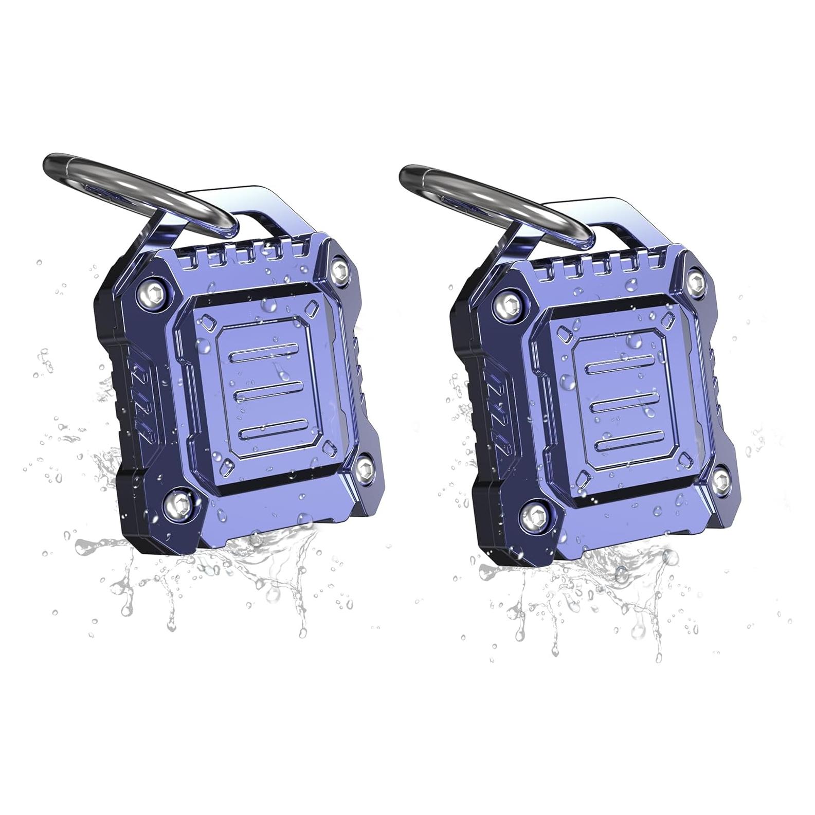 Soporte para llavero Airtag Wayolte Azul Impermeable