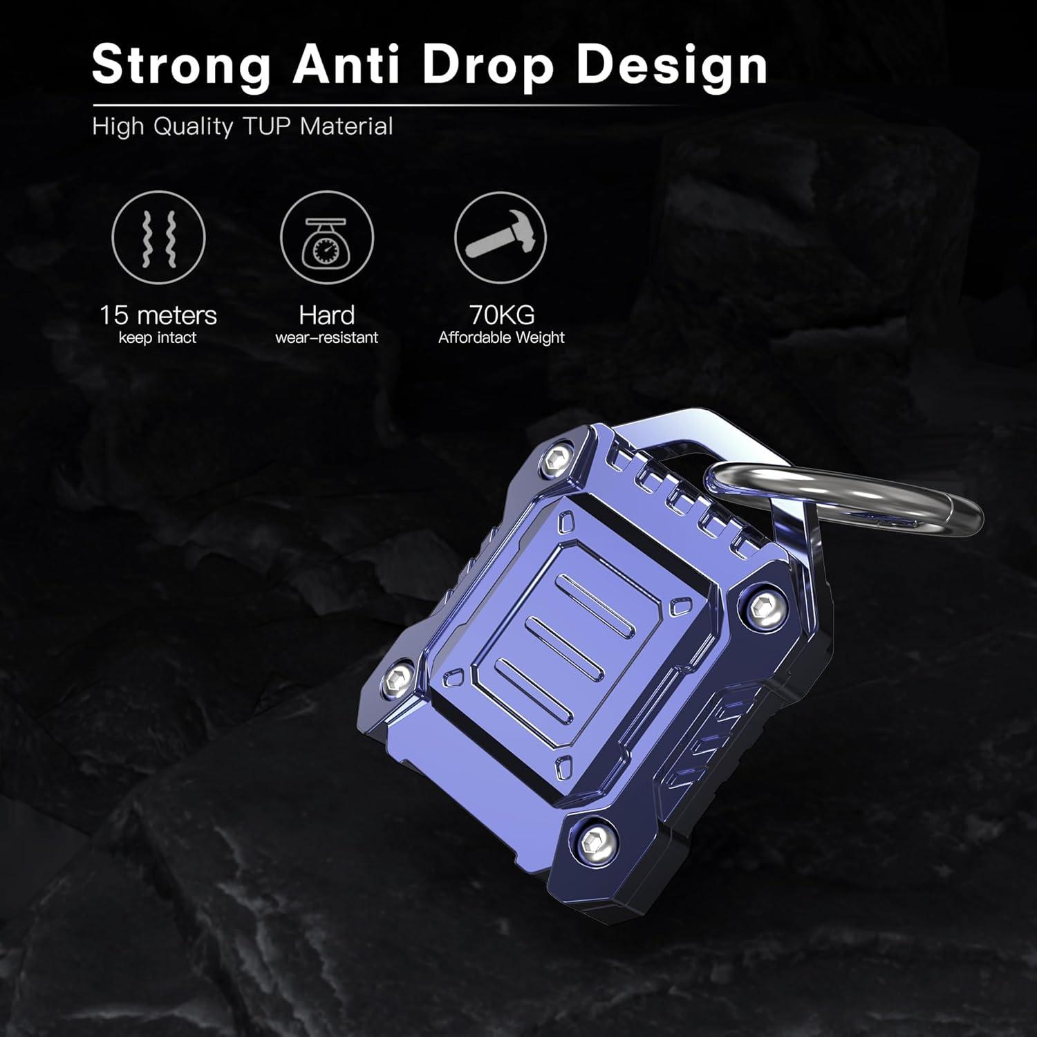 Soporte para llavero Airtag Wayolte Azul Impermeable