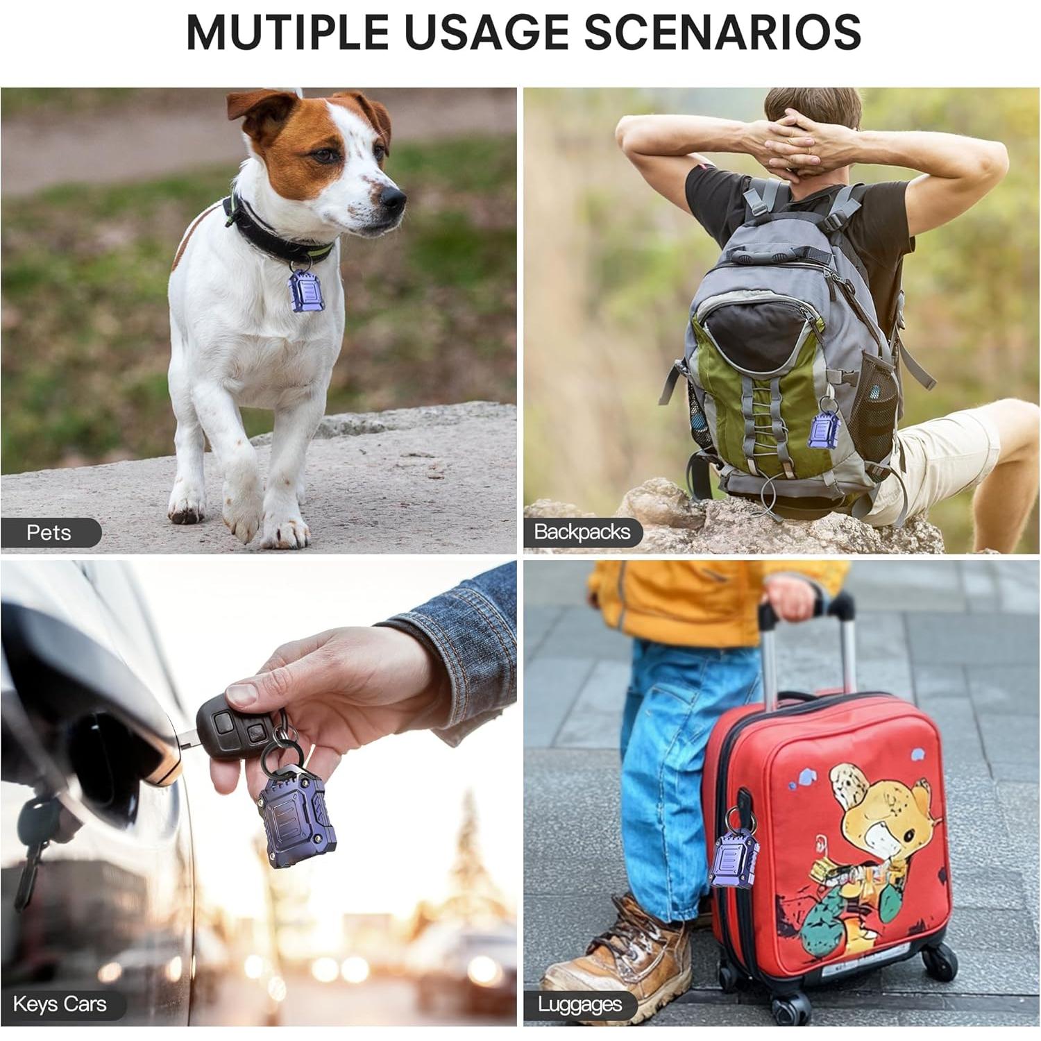 Soporte para llavero Airtag Wayolte Azul Impermeable