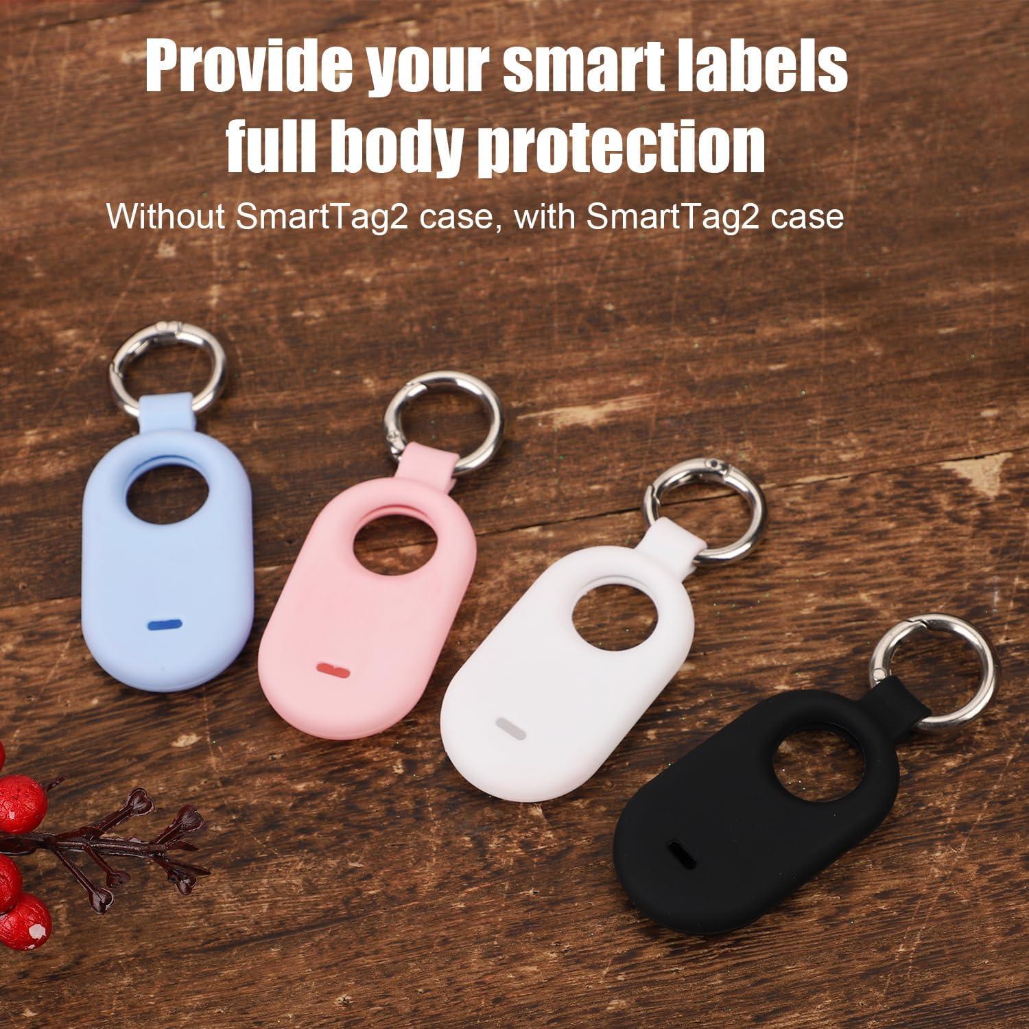 Funda Protectora de Silicona para Galaxy Smart Tag 2 - 4 Piezas