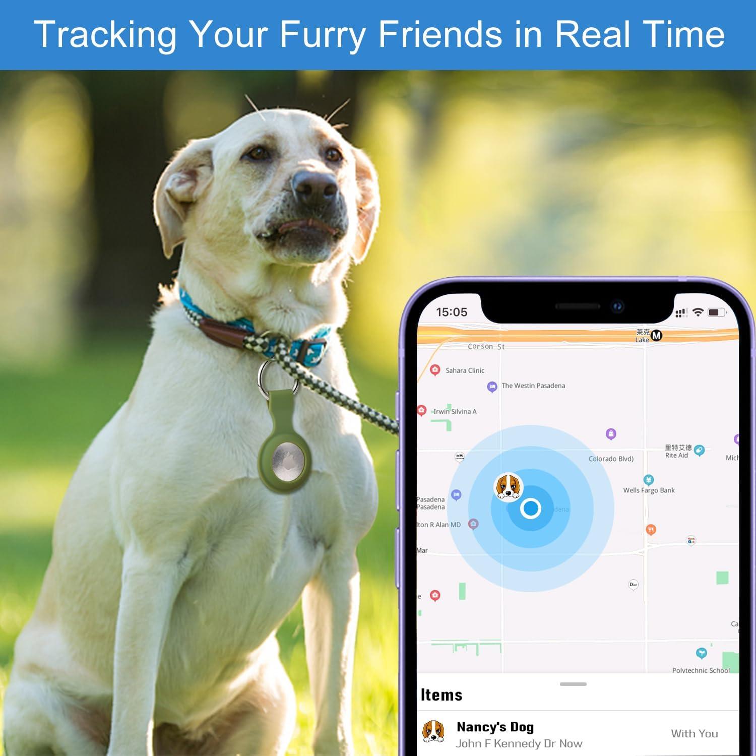 Funda de Silicona Vancle para AirTag 4 Piezas Colores