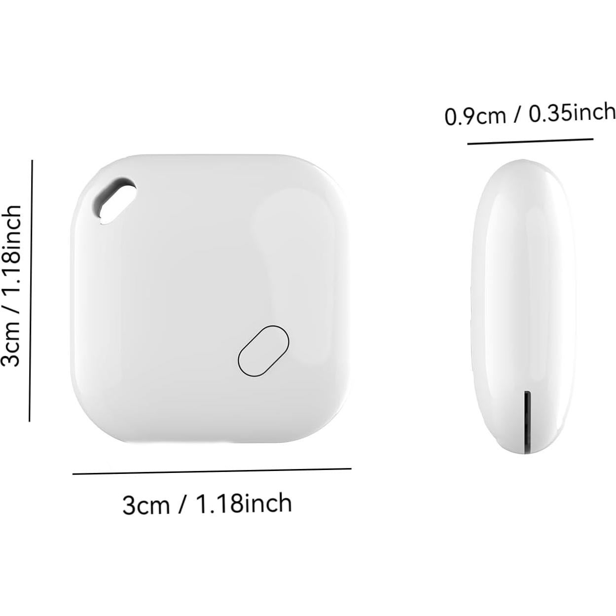 Localizador de Llaves Smart Tag MIUXGIO Blanco 4 Paquete