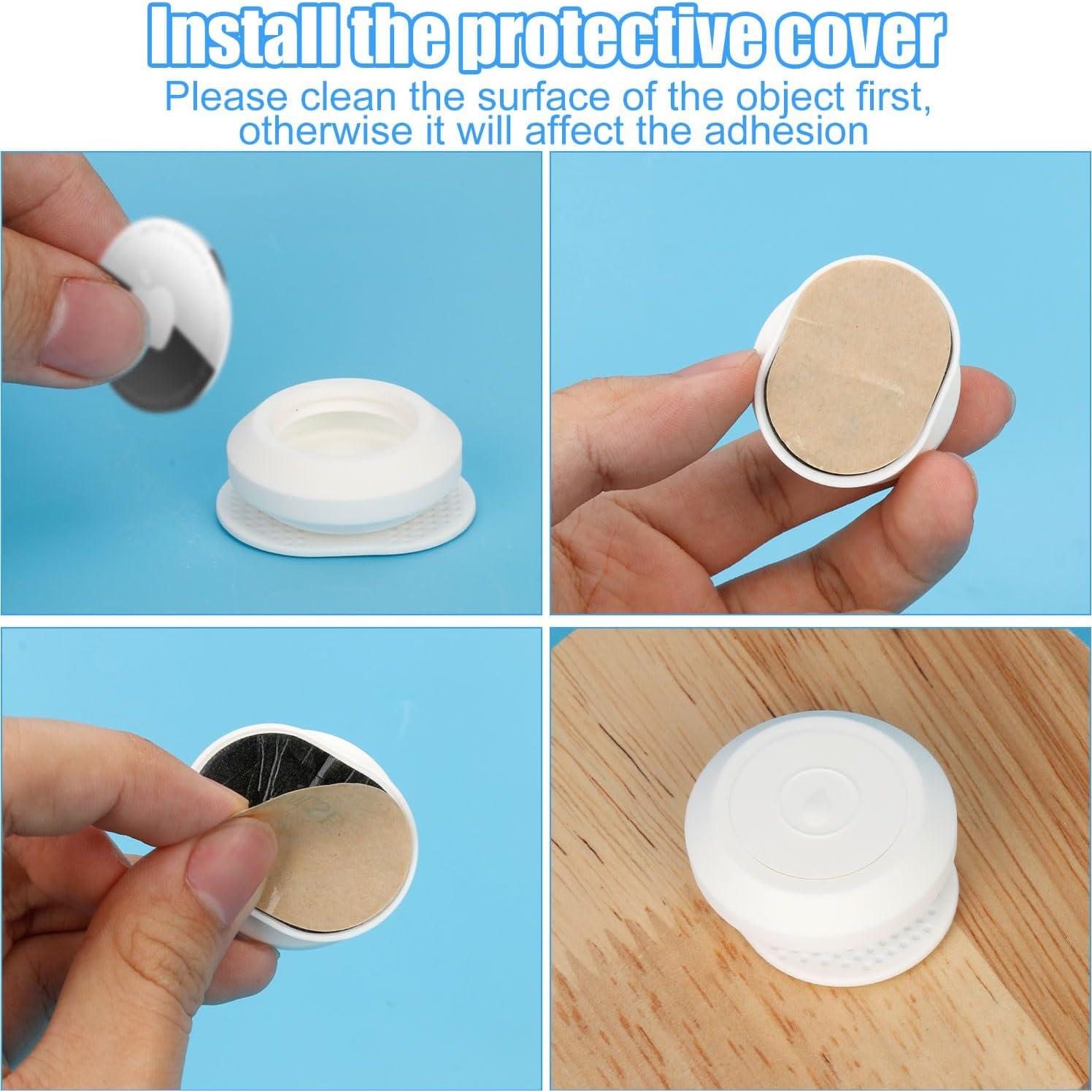 Soporte Adhesivo Silicona para AirTag 4 Piezas PEUTIER