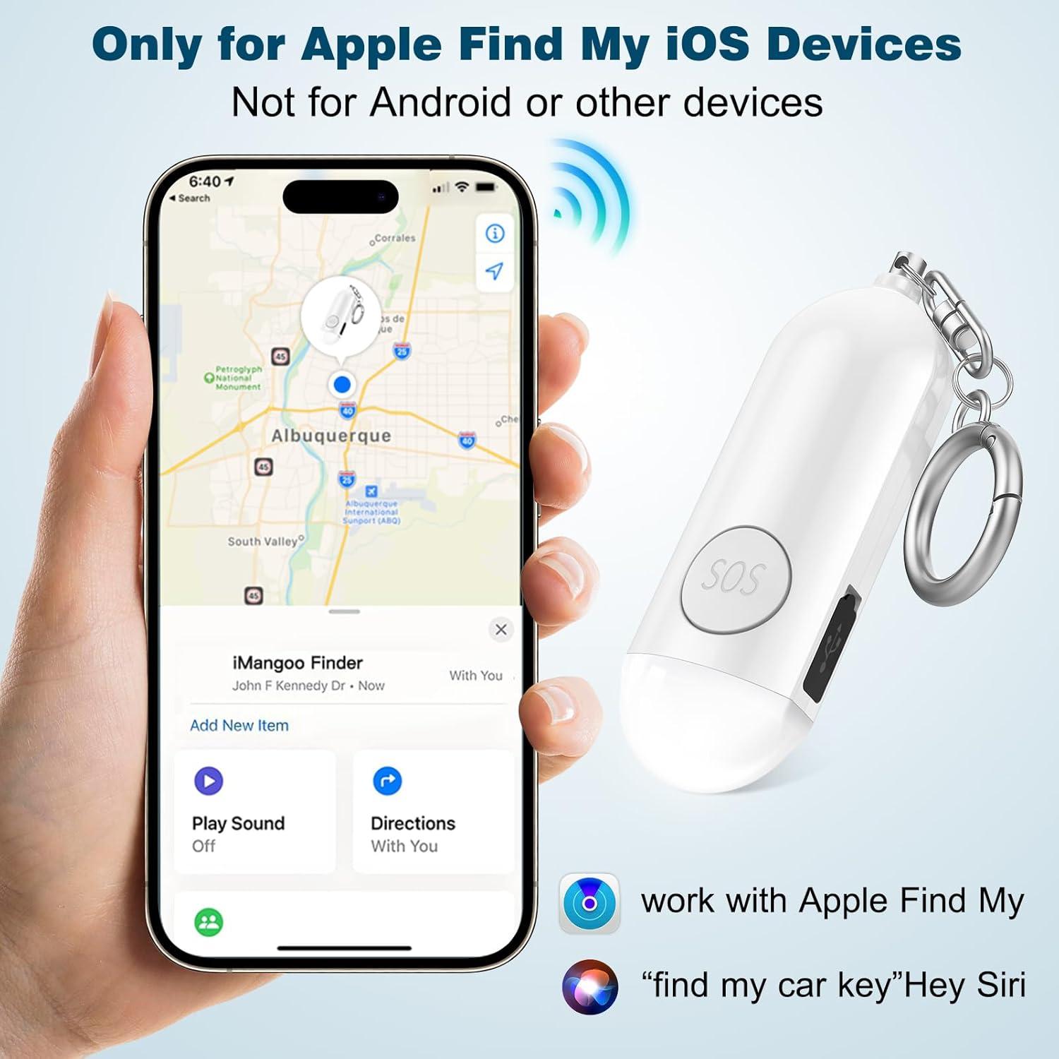 Alarma Personal Recargable iMangoo 130dB con Luz LED