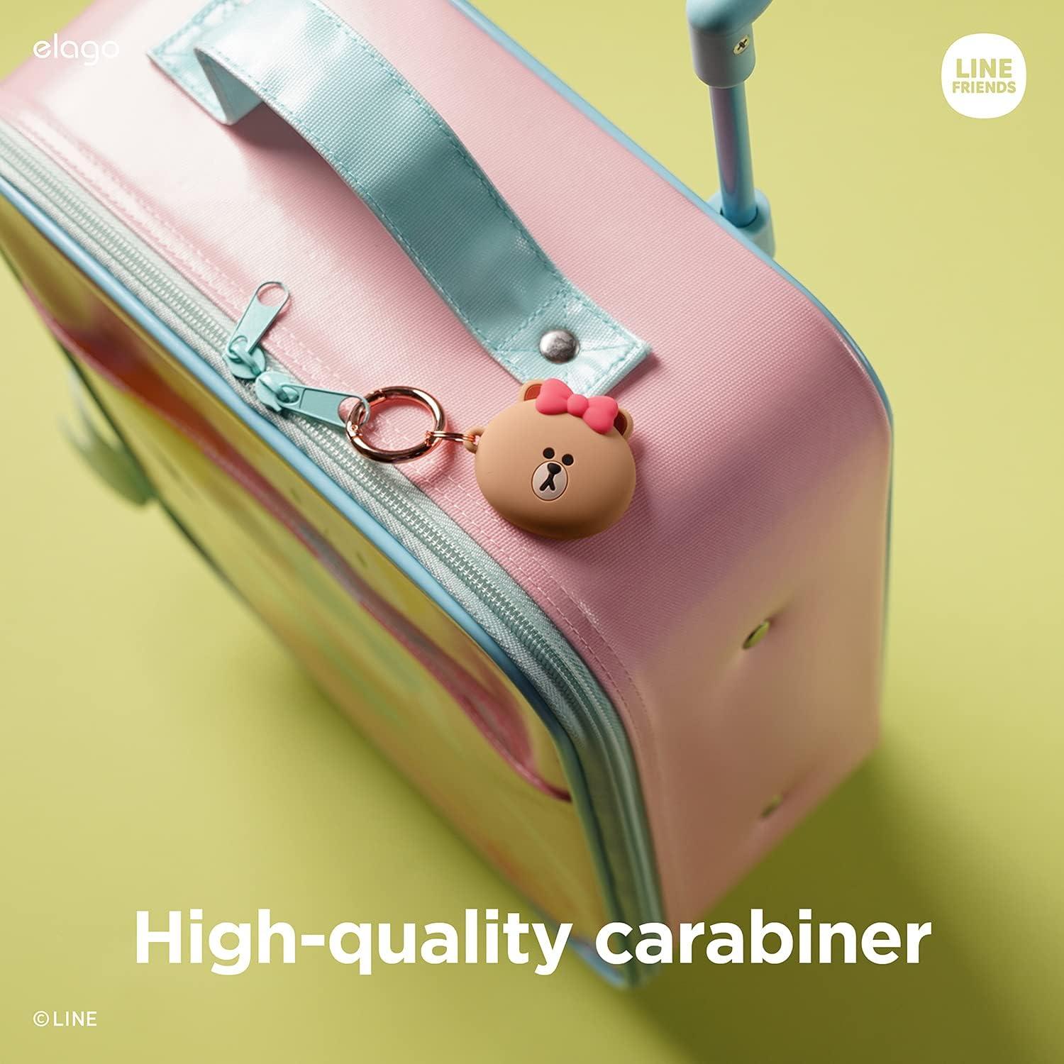 Funda de Silicona elago LINE Friends para Apple AirTag Choco