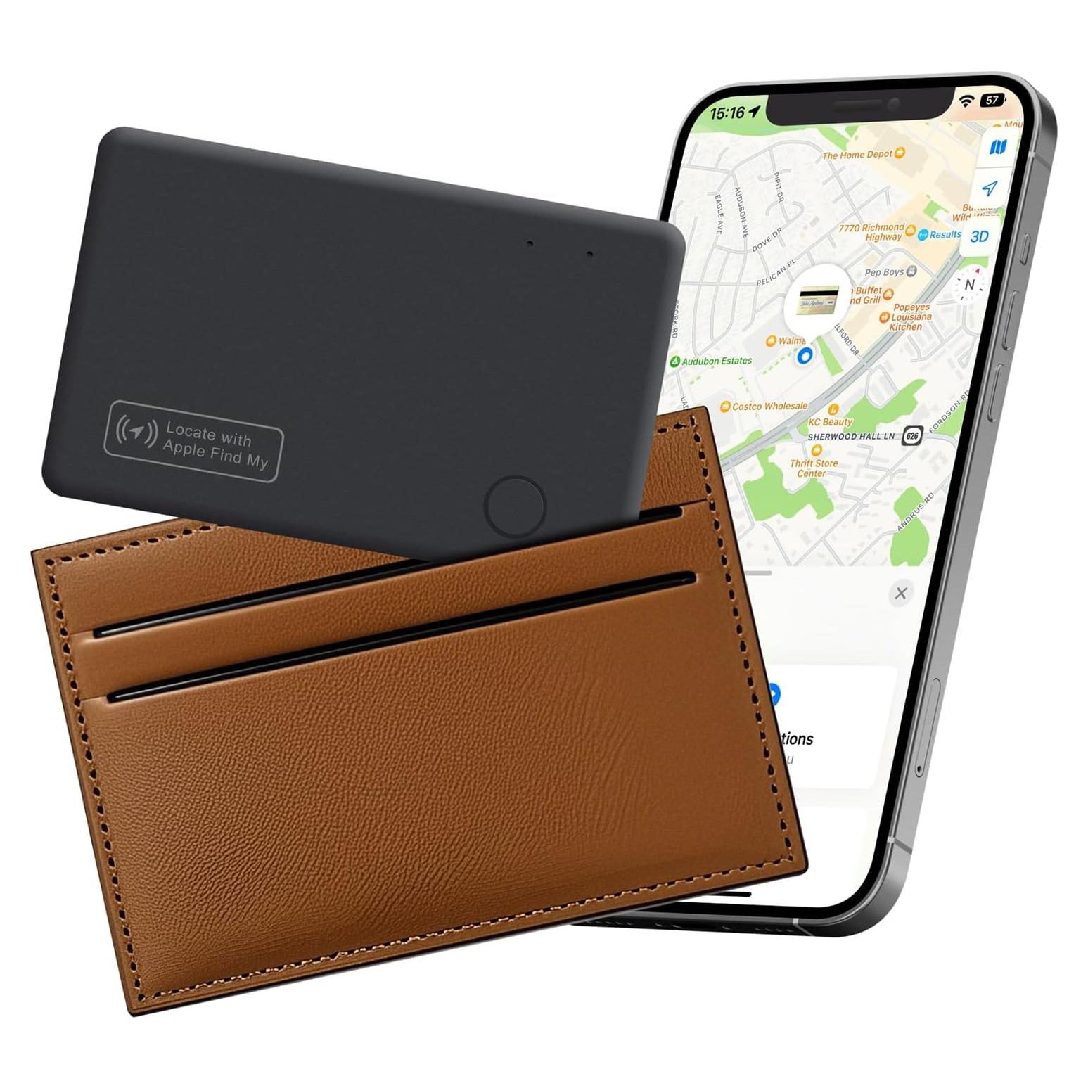 Tarjeta Rastreadora Eelexa para Cartera - Bluetooth, Recargable