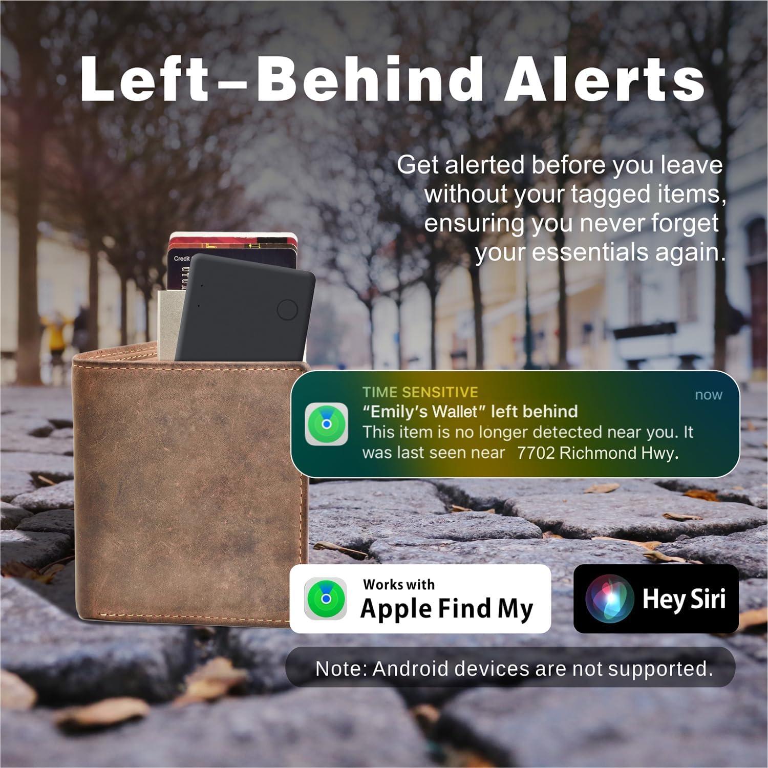 Tarjeta Rastreadora Eelexa para Cartera - Bluetooth, Recargable