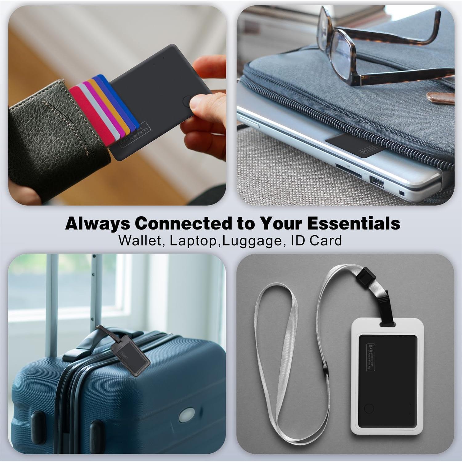 Tarjeta Rastreadora Eelexa para Cartera - Bluetooth, Recargable