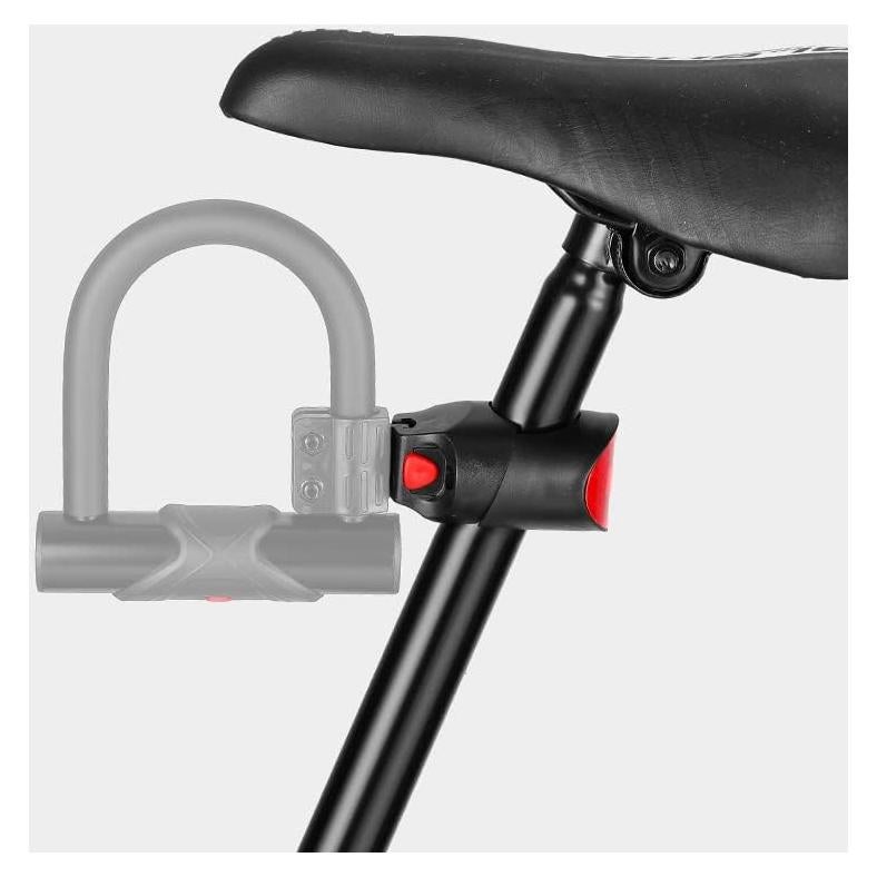 Bike Mount for Airtag, GPS Tracker with Lock Mounting Bracket, Hidden Case, Seatpost Reflector Mount