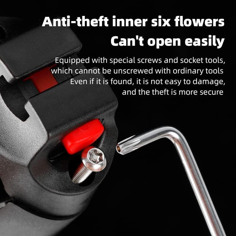 Bike Mount for Airtag, GPS Tracker with Lock Mounting Bracket, Hidden Case, Seatpost Reflector Mount