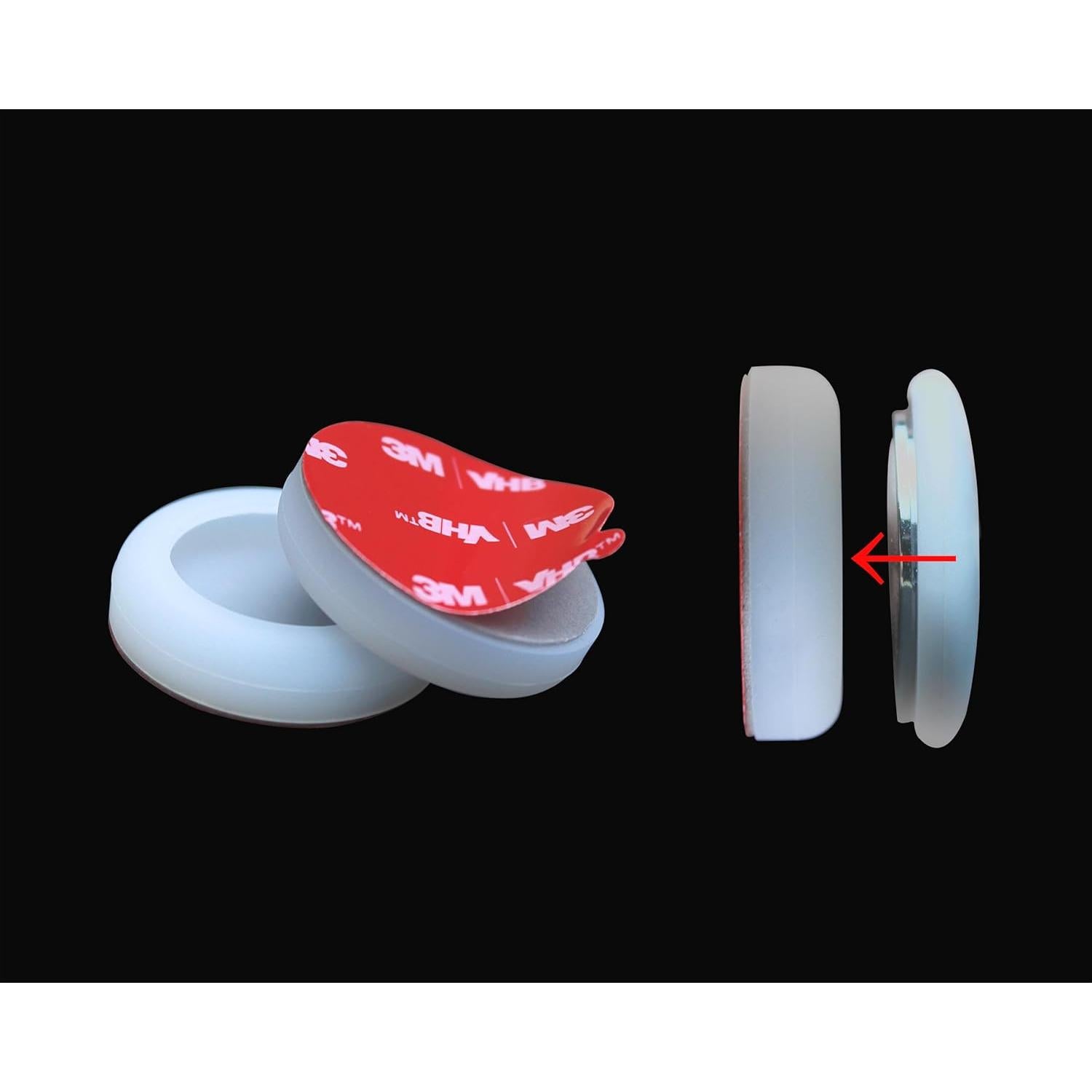 Funda de Silicona Adhesiva 3M para Apple Air Tag - 4 Unidades