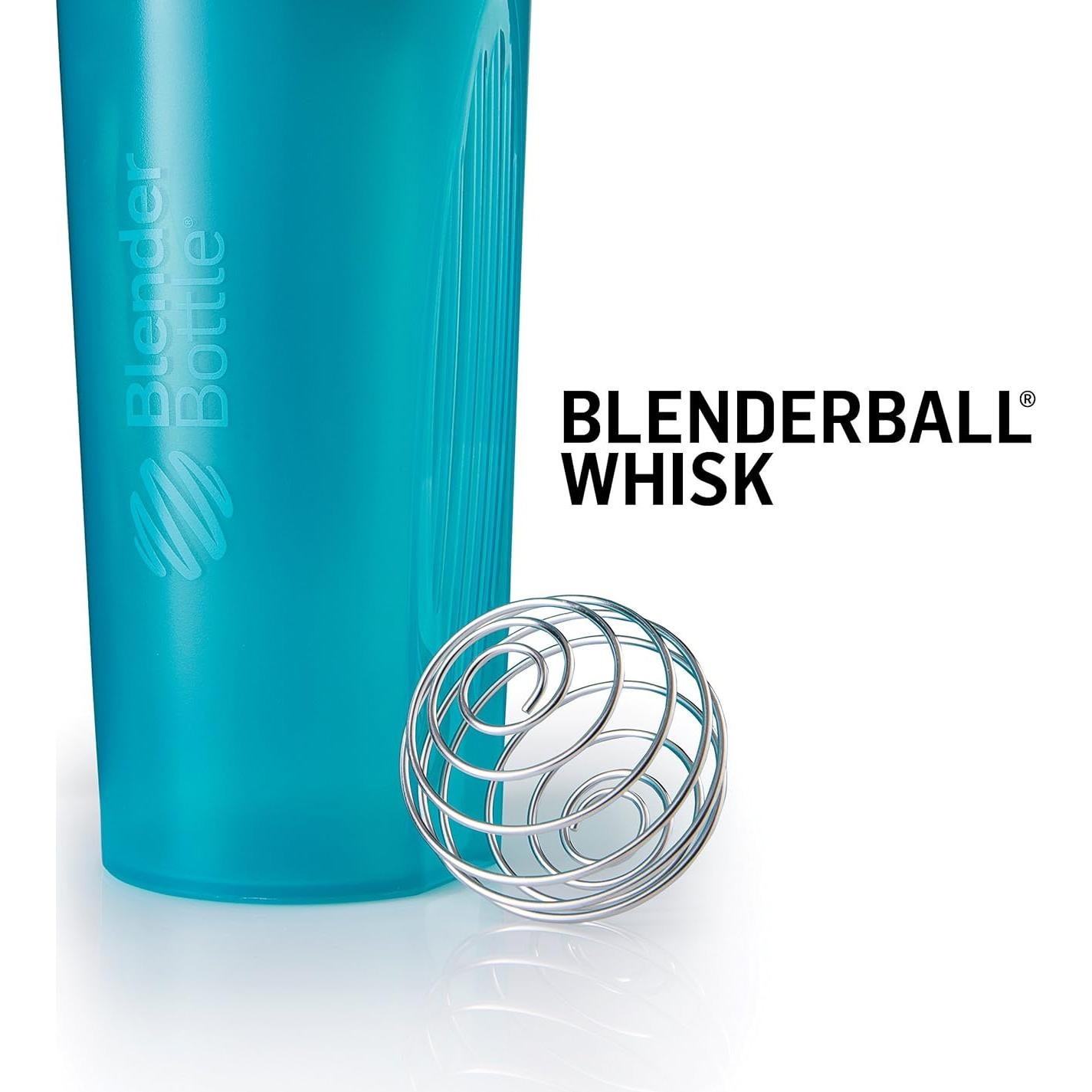 Botella Mezcladora BlenderBottle 28oz Paquete de 2 Clara/Negra