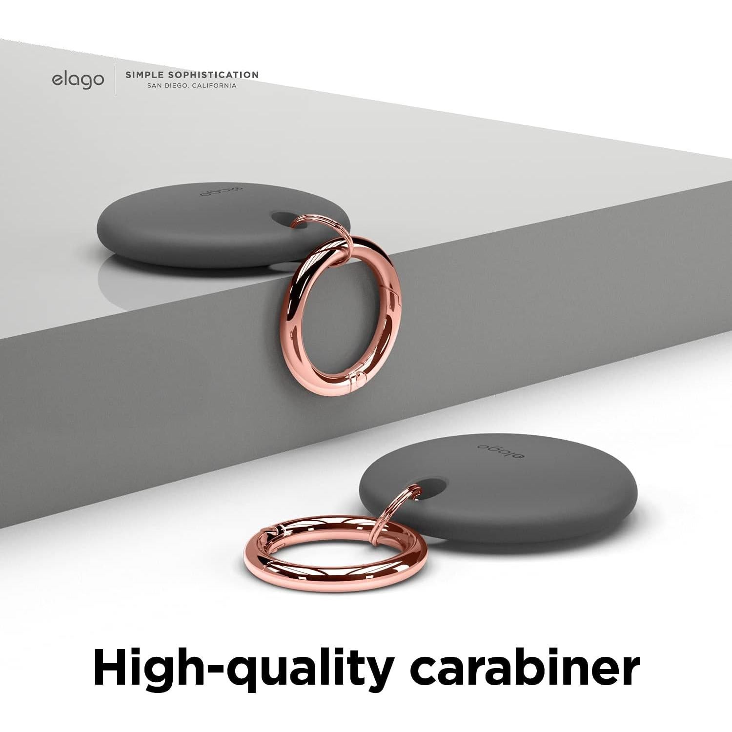 Funda Básica elago para AirTag - Silicona Gris Oscuro